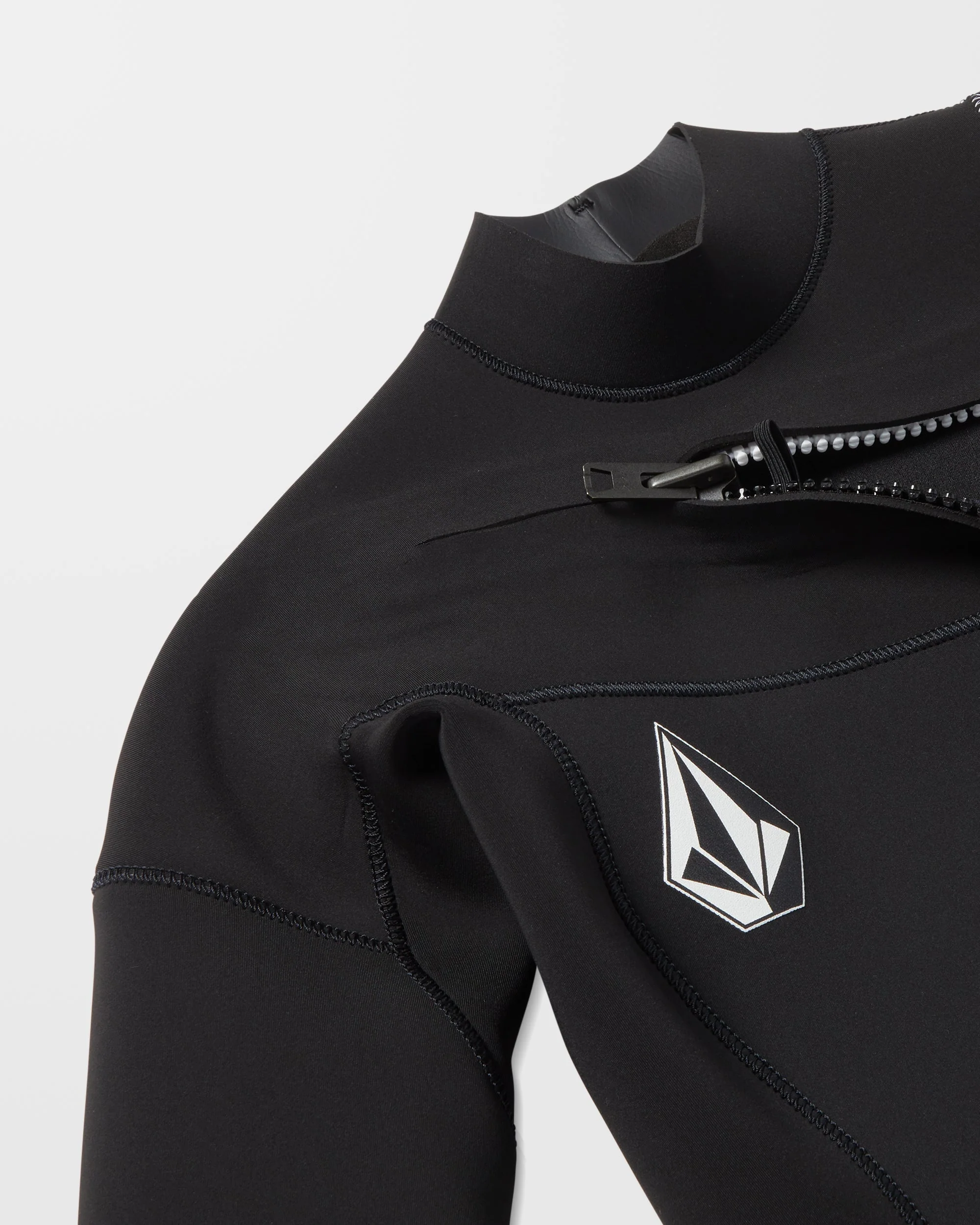 Combinaison De Surf 4/3 Mm Zippée Poitrine - Black - Image 6