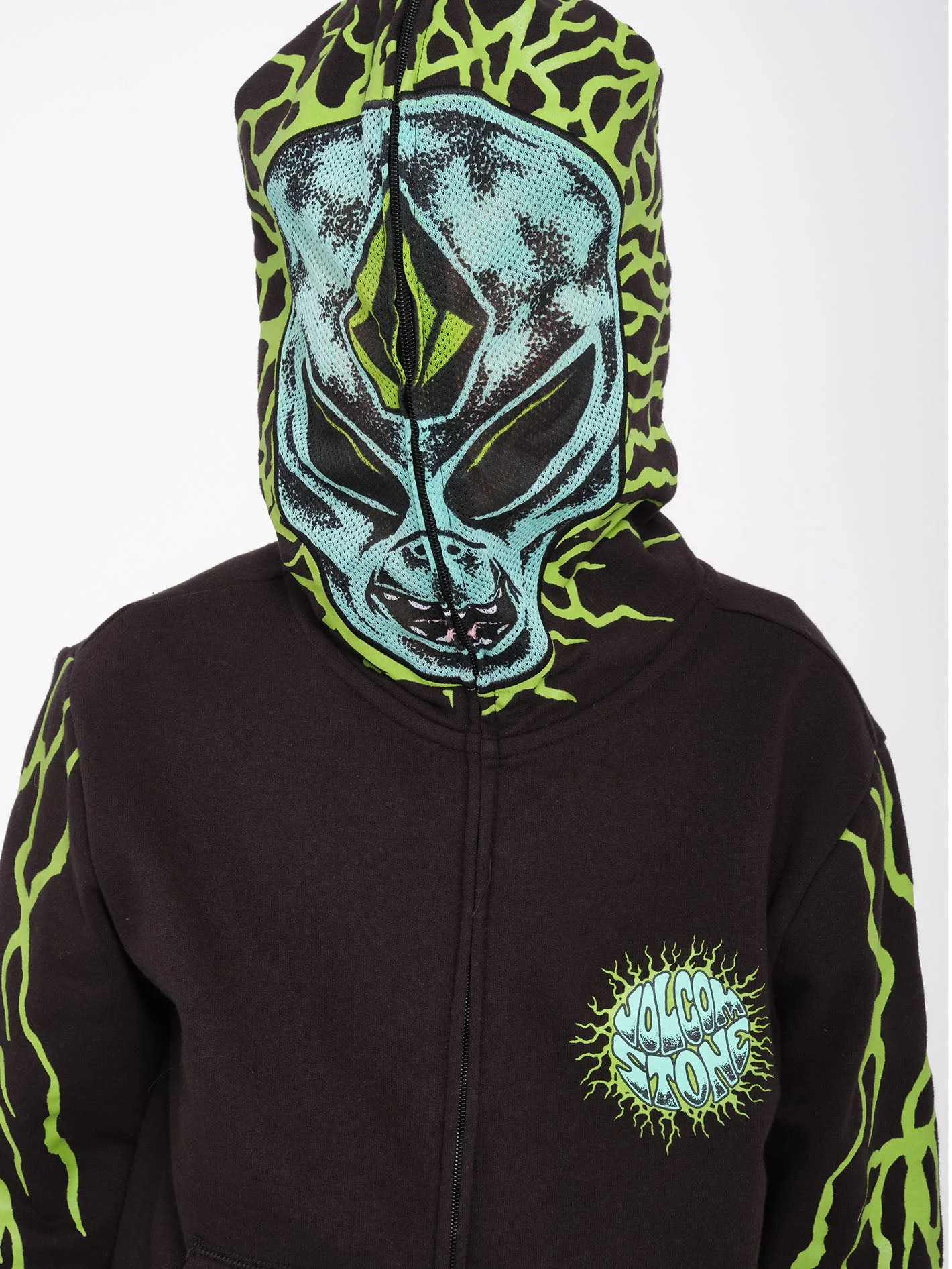 Sweat à capuche zippé Alien - BLACK - (ENFANT) - Image 2