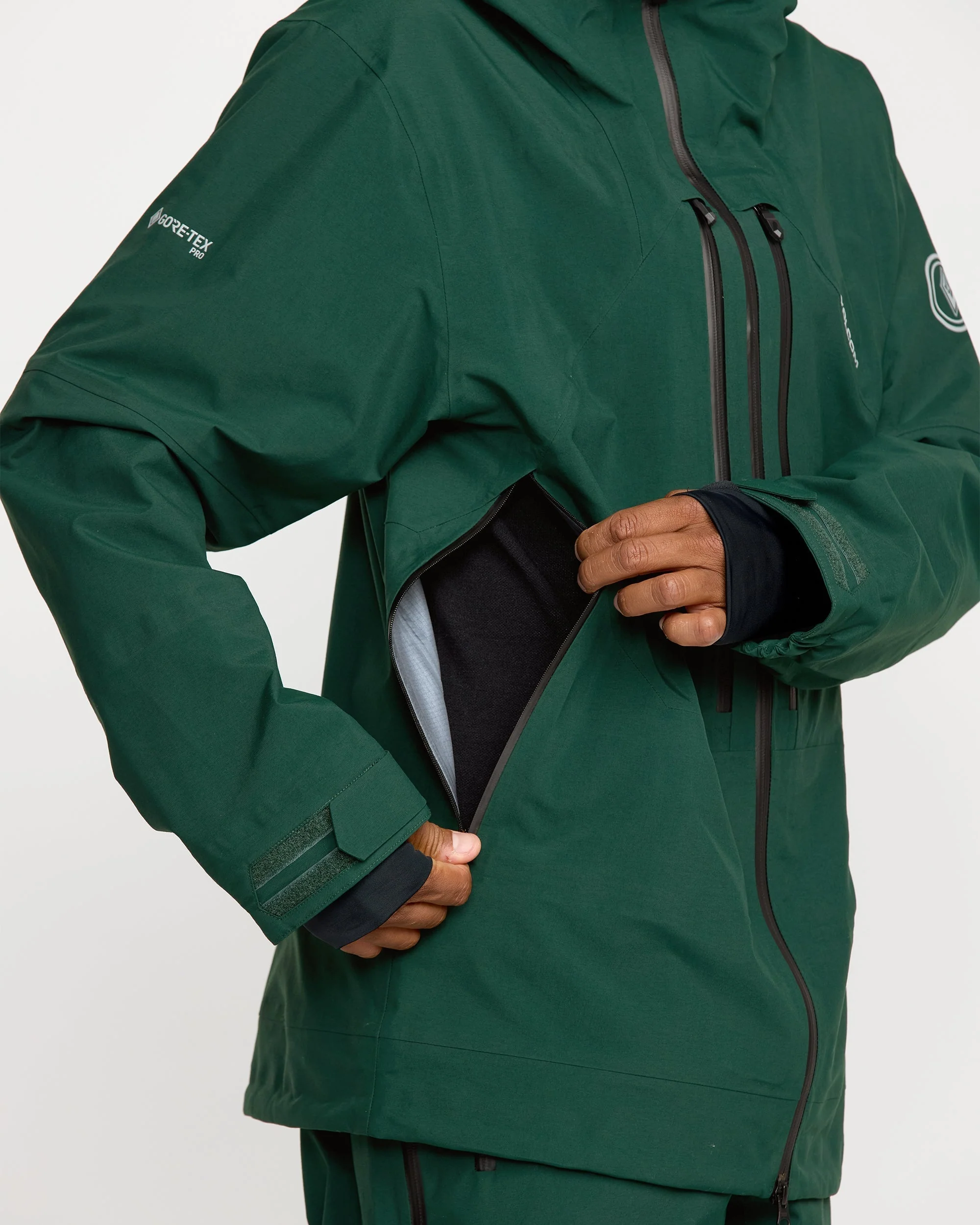 Veste Gore-tex Pro Shell Anyox Guide - Black Green - Image 6