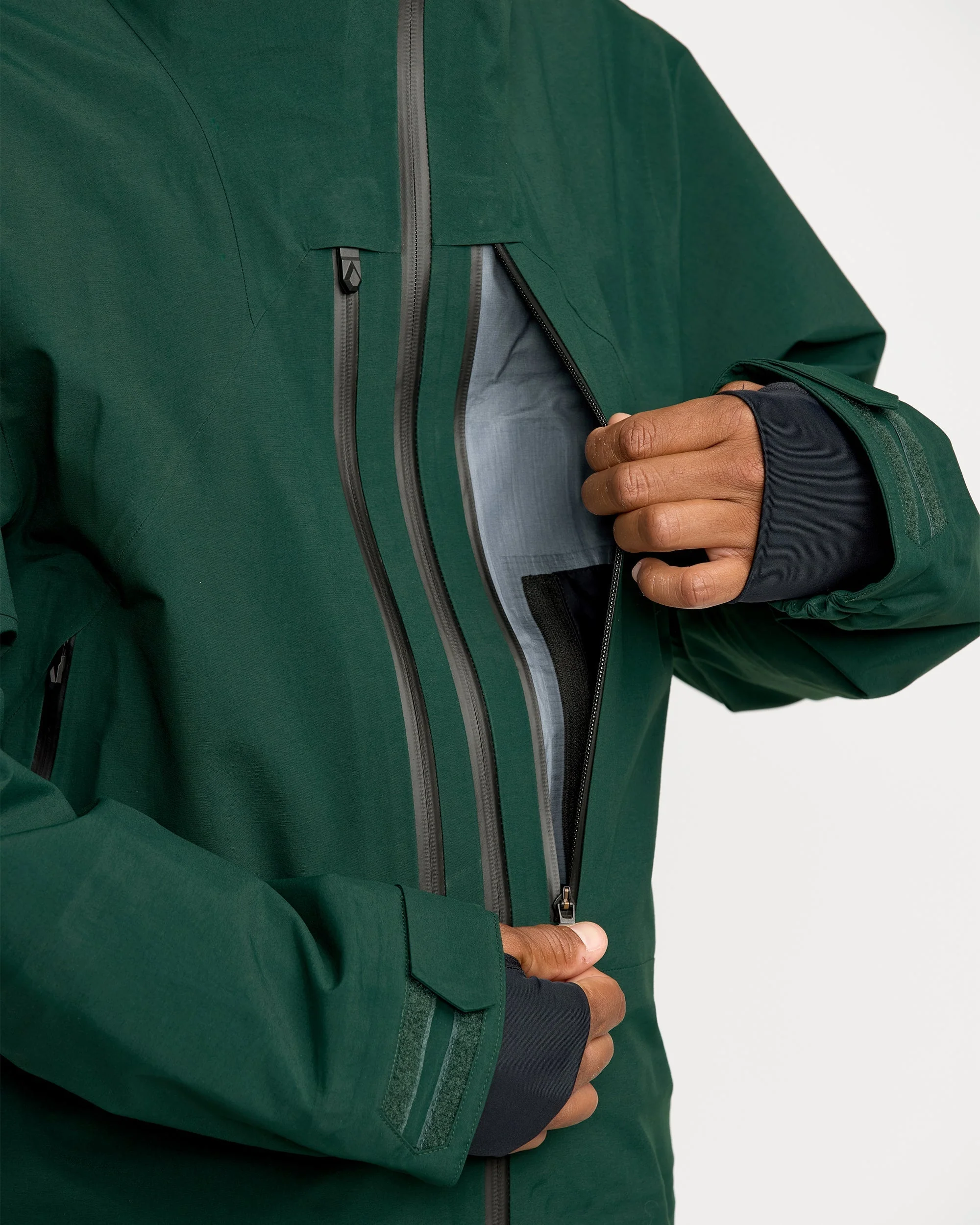 Veste Gore-tex Pro Shell Anyox Guide - Black Green - Image 8