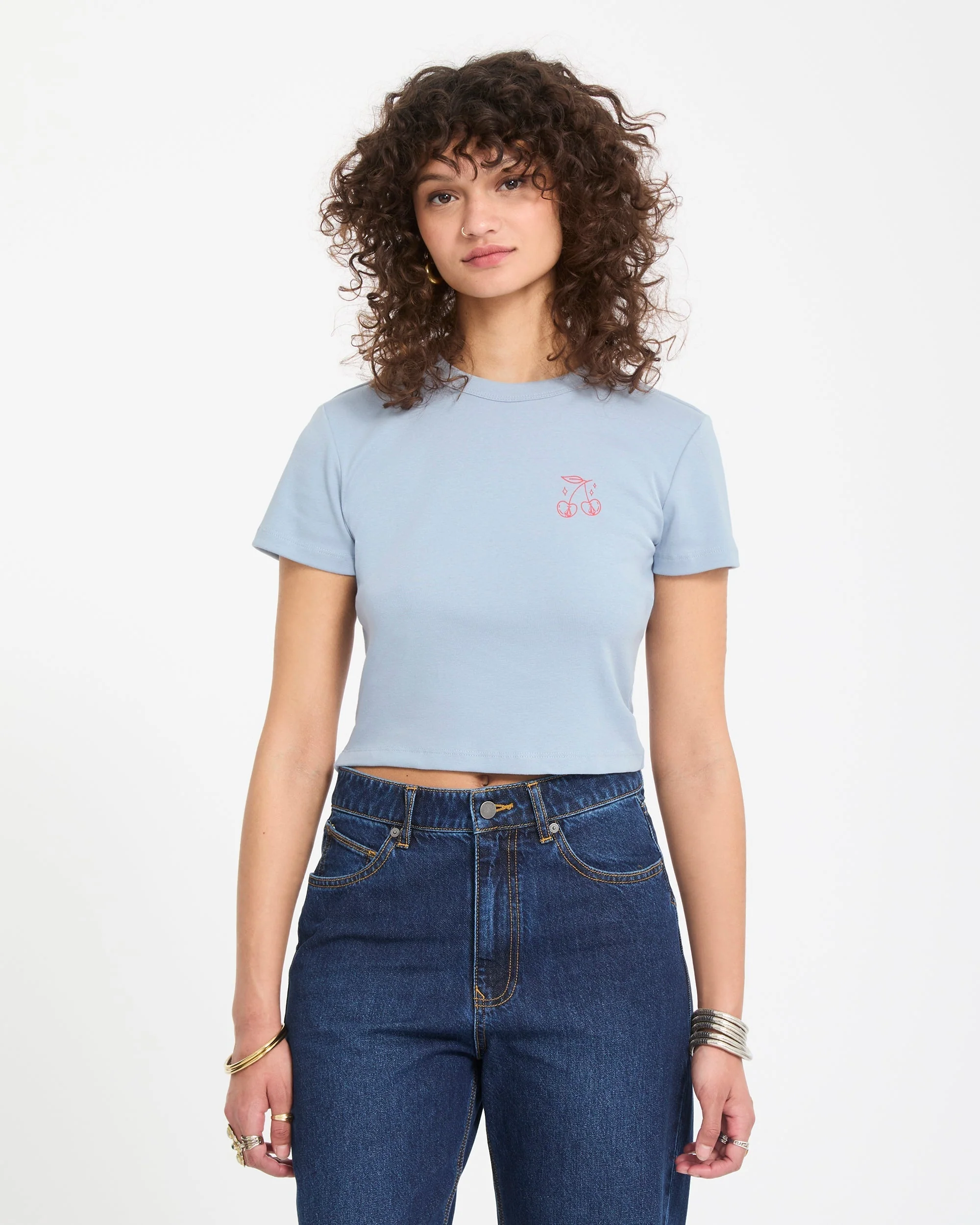 Crop-top As If Baby - Cali Blue - Image 3