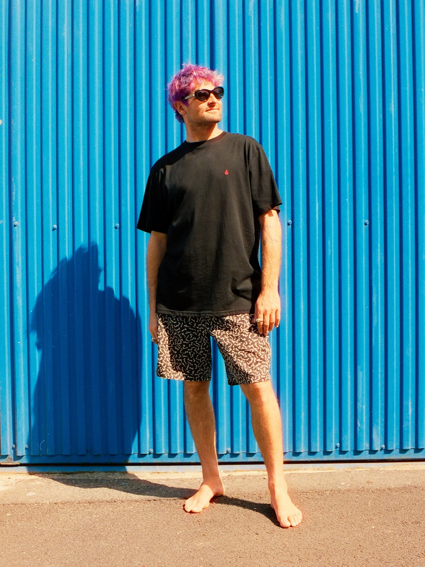Short Asphalt Beach 18" - BLACK - Image 8