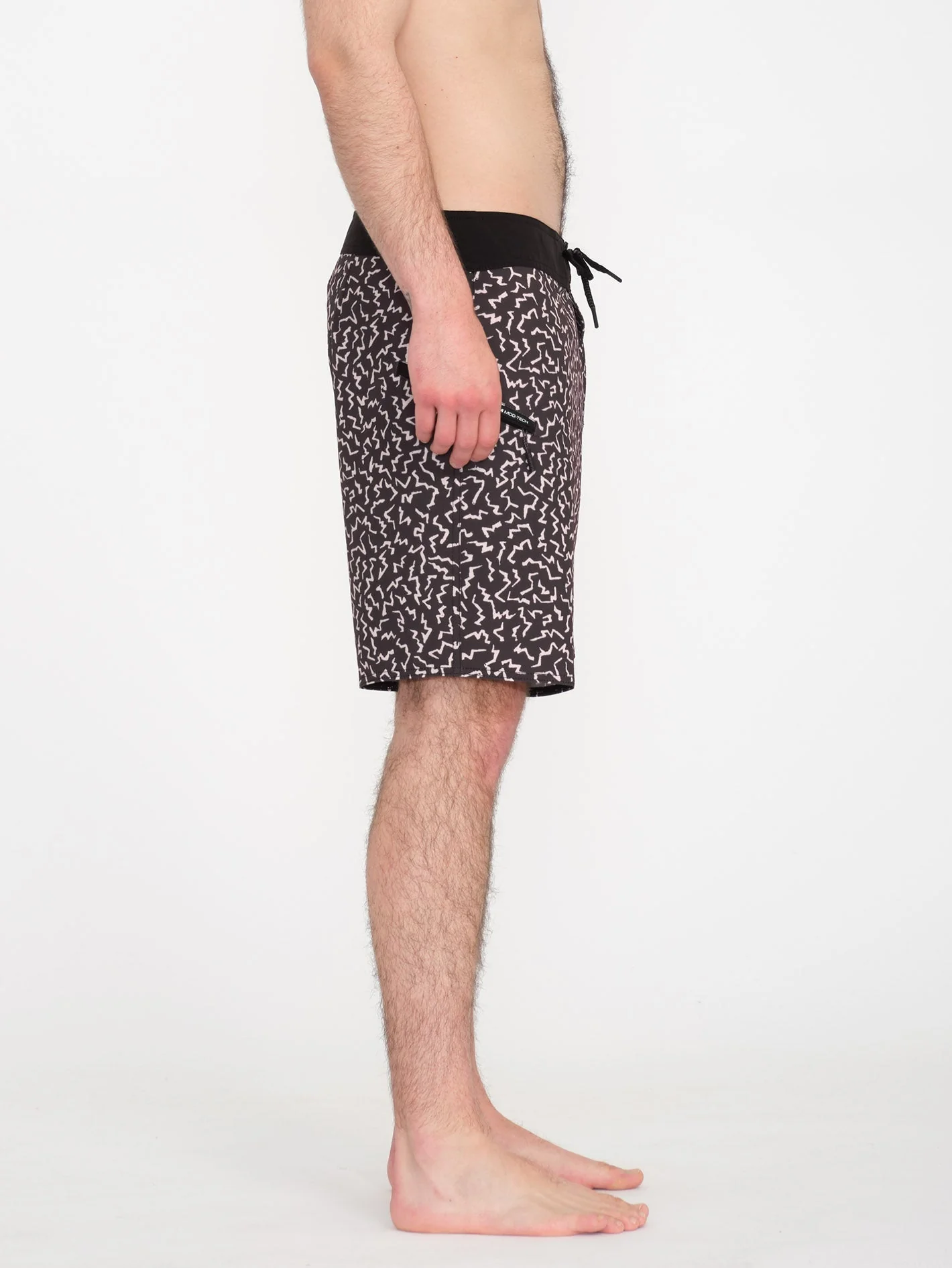 Boardshort Asphalt Beach Mod 18" - BLACK - Image 5