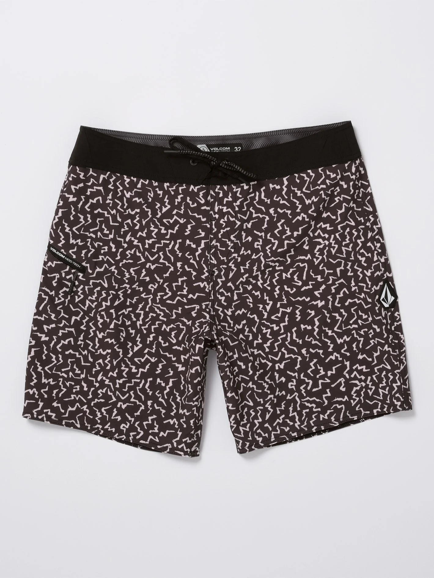 Boardshort Asphalt Beach Mod 18" - BLACK - Image 6