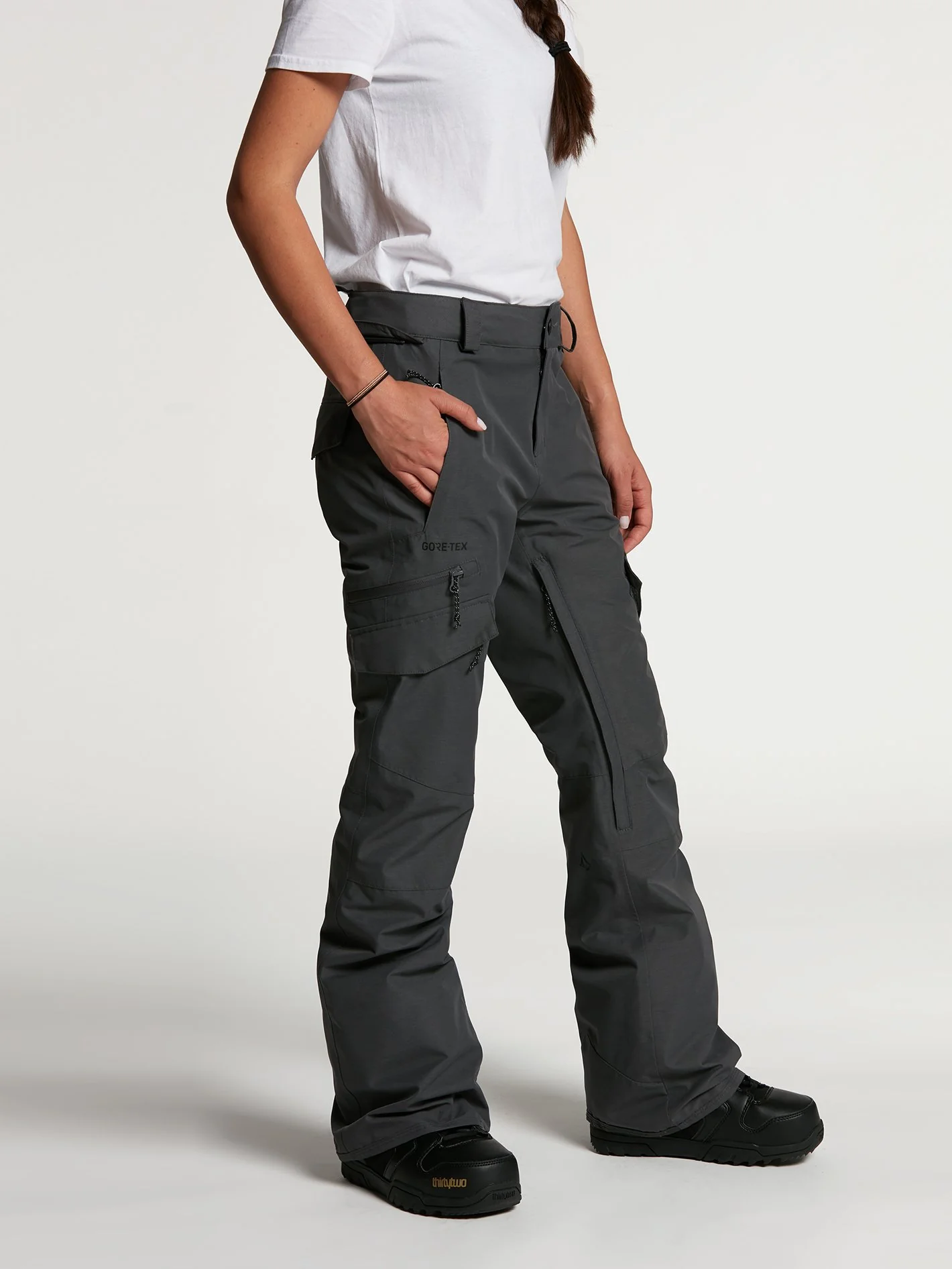 Pantalon de Snow Aston GORE-TEX - Black Red - Image 7