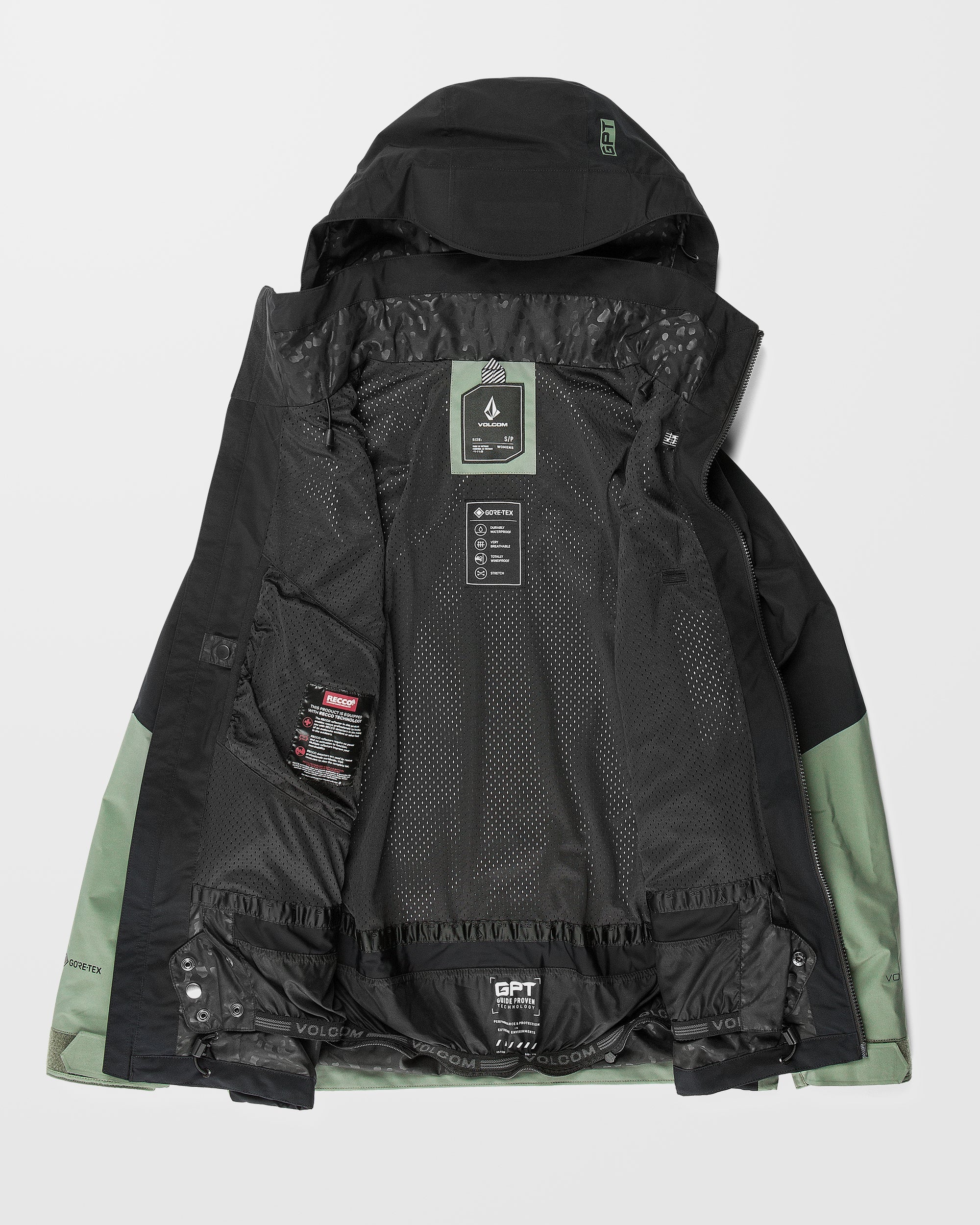Veste At Stretch Gore-Tex - Lichen Green - Image 3
