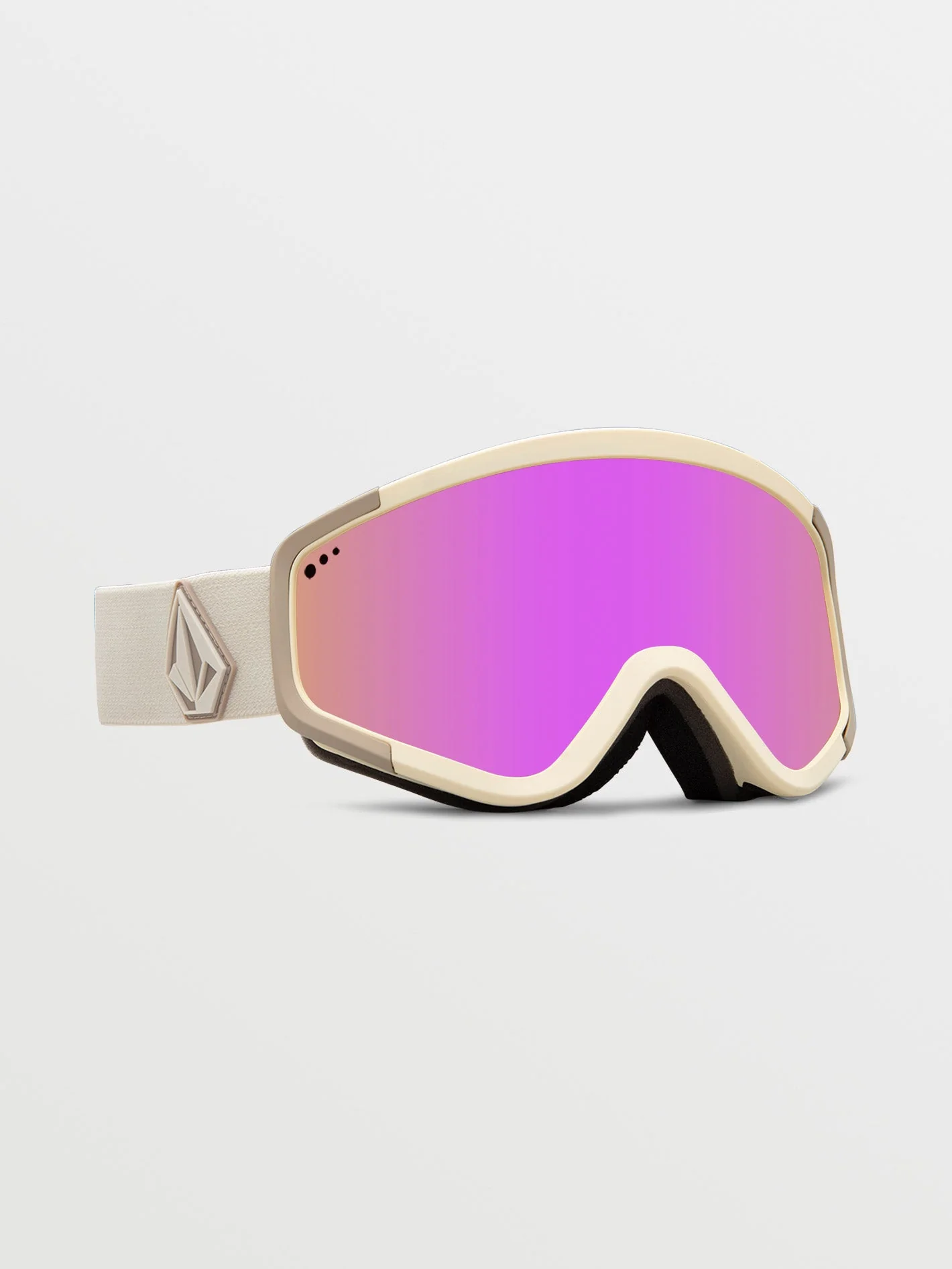 Masque de snow Attunga Khakiest/Sand (+ écran bonus Yellow Chrome) - PINK CHROME