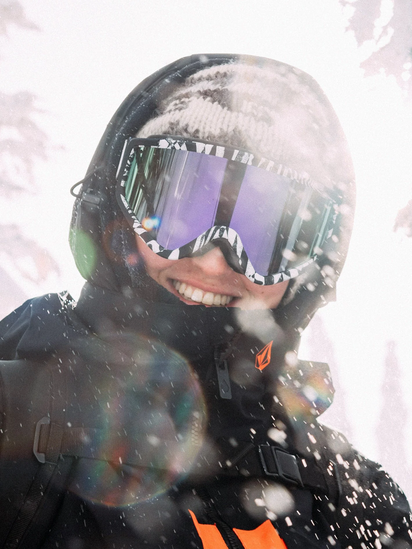 Masque de snow Attunga Op Art (+ écran bonus Yellow Chrome) - PURPLE CHROME - Image 8