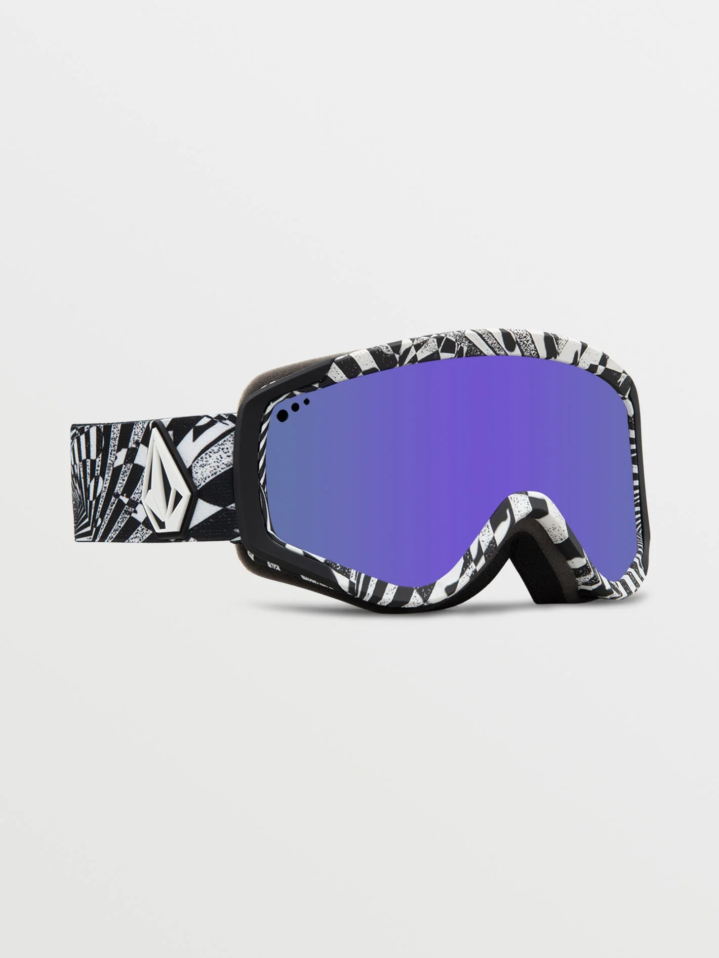 Masque de snow Attunga Youth Op Art (+ écran bonus Yellow Chrome) - PURPLE CHROME - (Enfant)