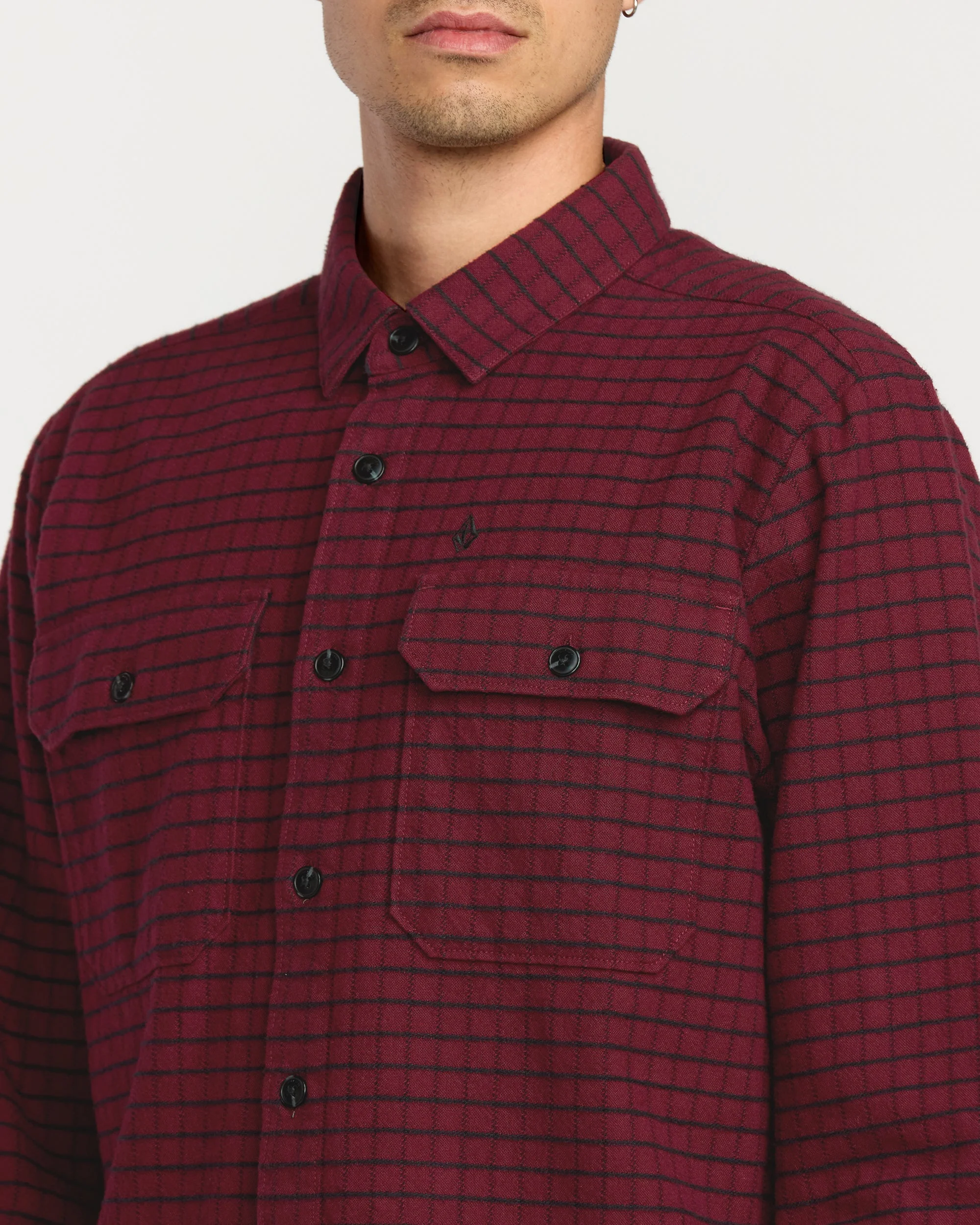 Chemise Augustone - Merlot - Image 3