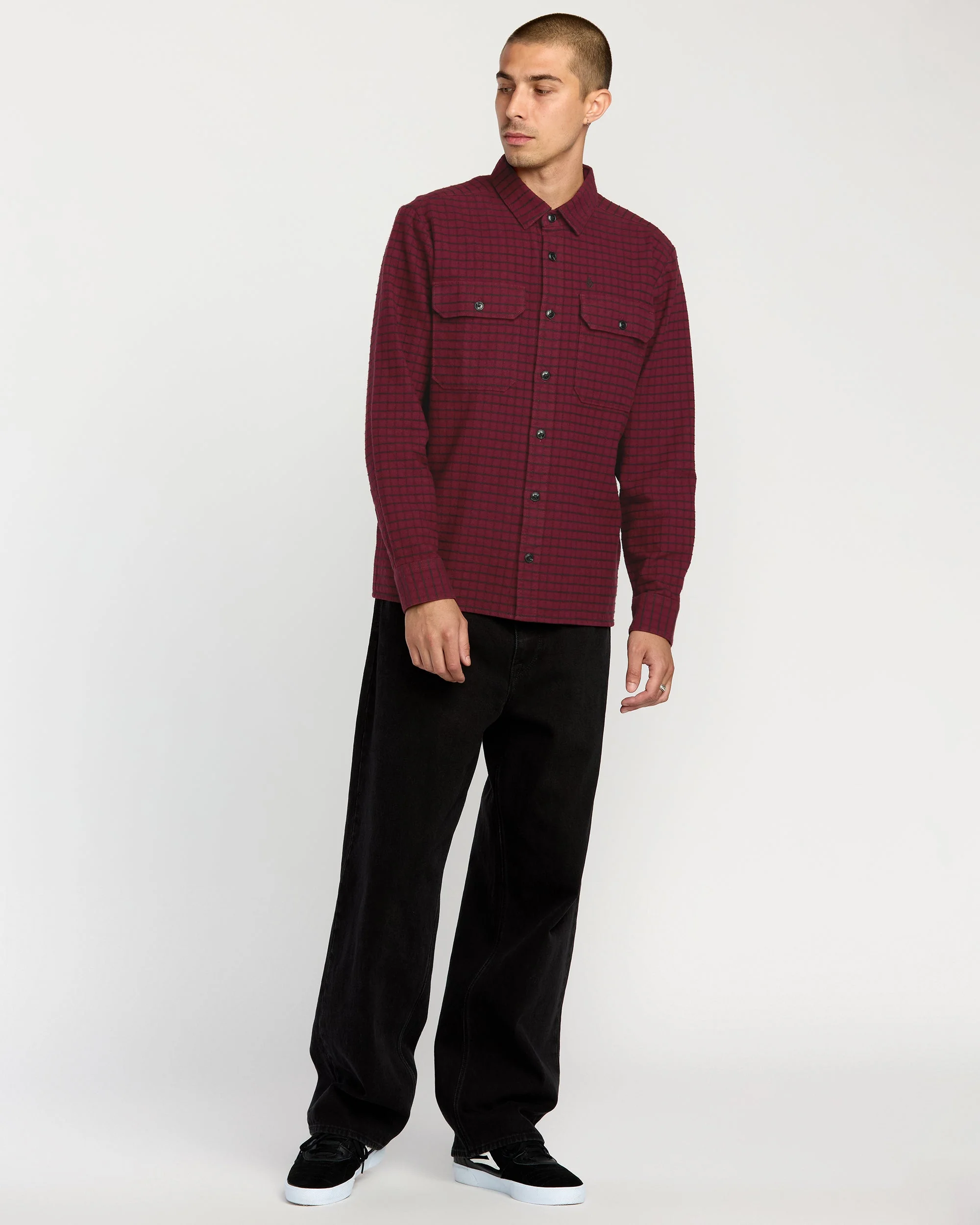 Chemise Augustone - Merlot - Image 4
