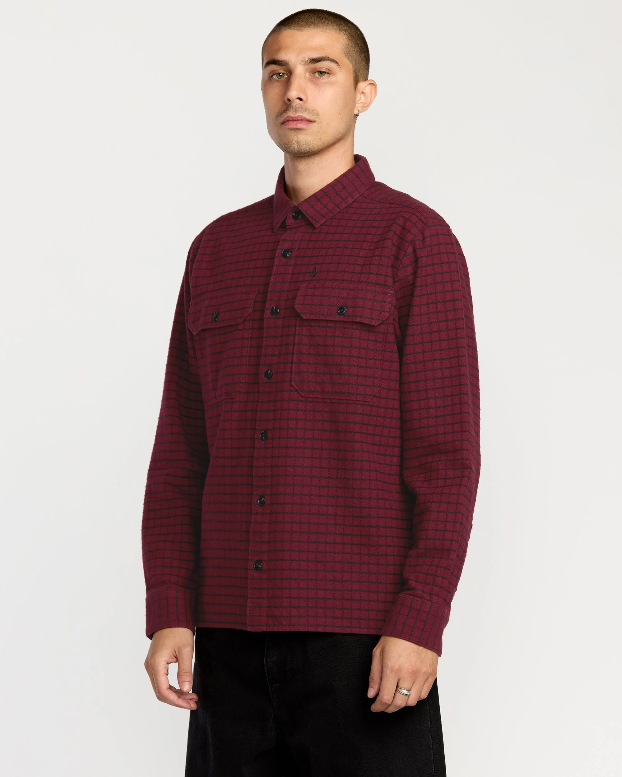 Chemise Augustone - Merlot - Image 5