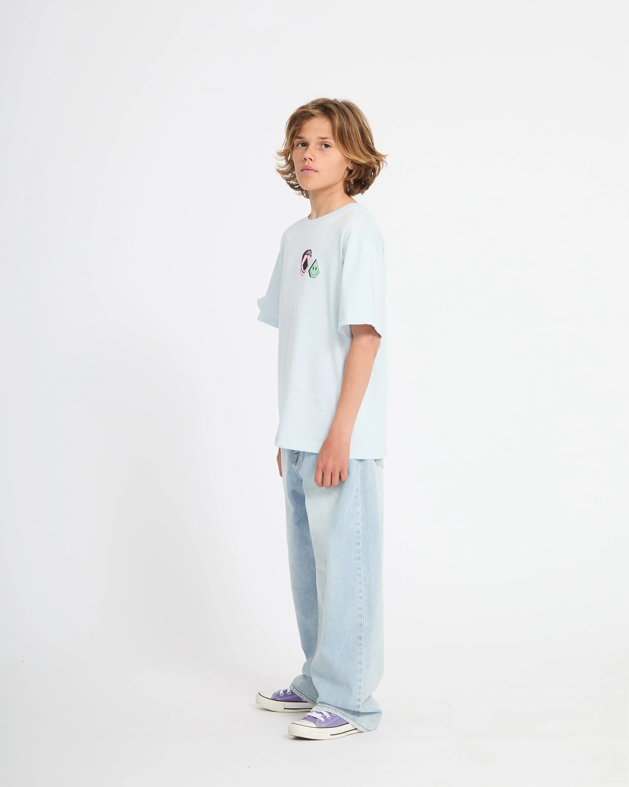 T-shirt Aura - Light Blue Acid - (ENFANT) - Image 11