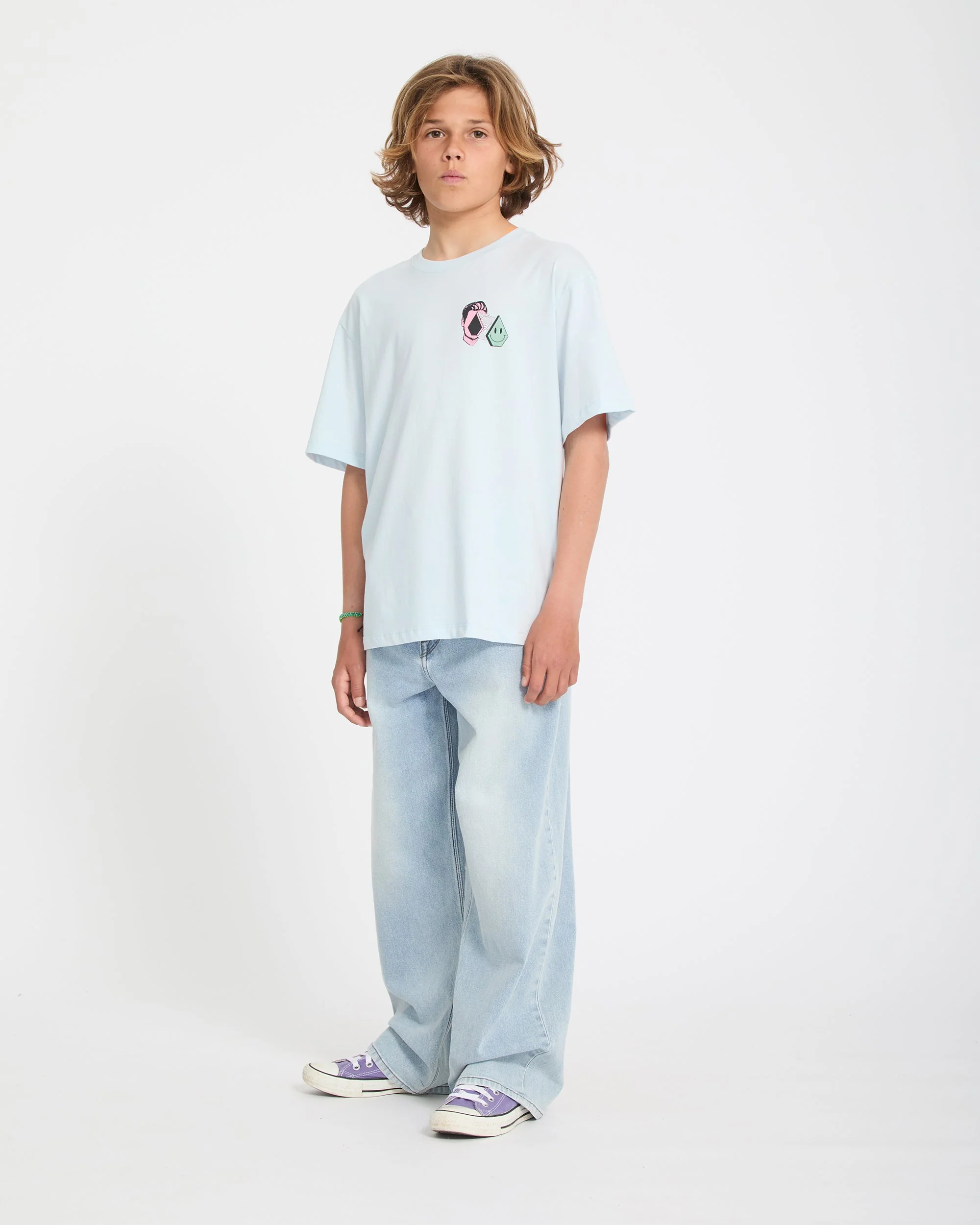 T-shirt Aura - Light Blue Acid - (ENFANT) - Image 5