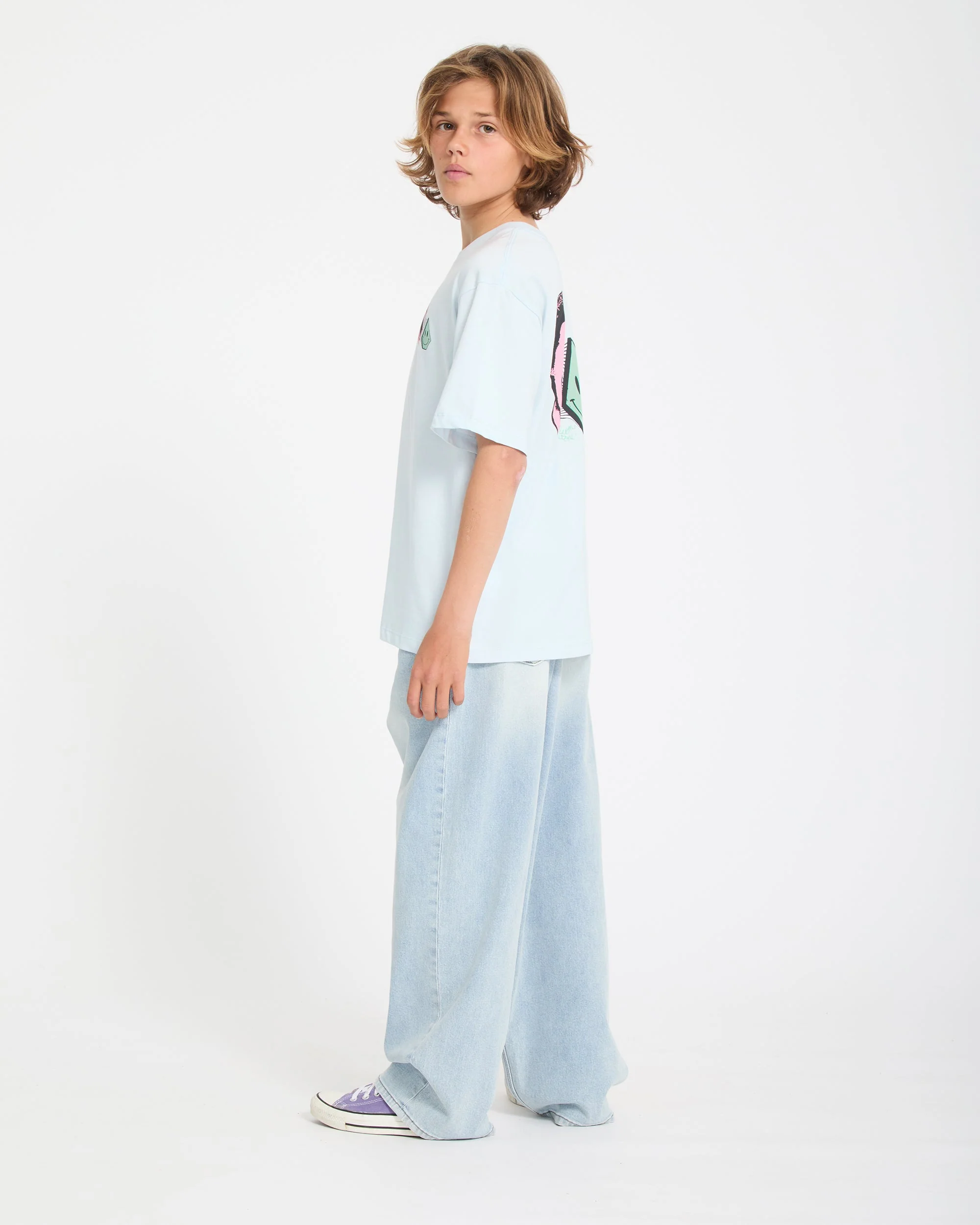 T-shirt Aura - Light Blue Acid - (ENFANT) - Image 6