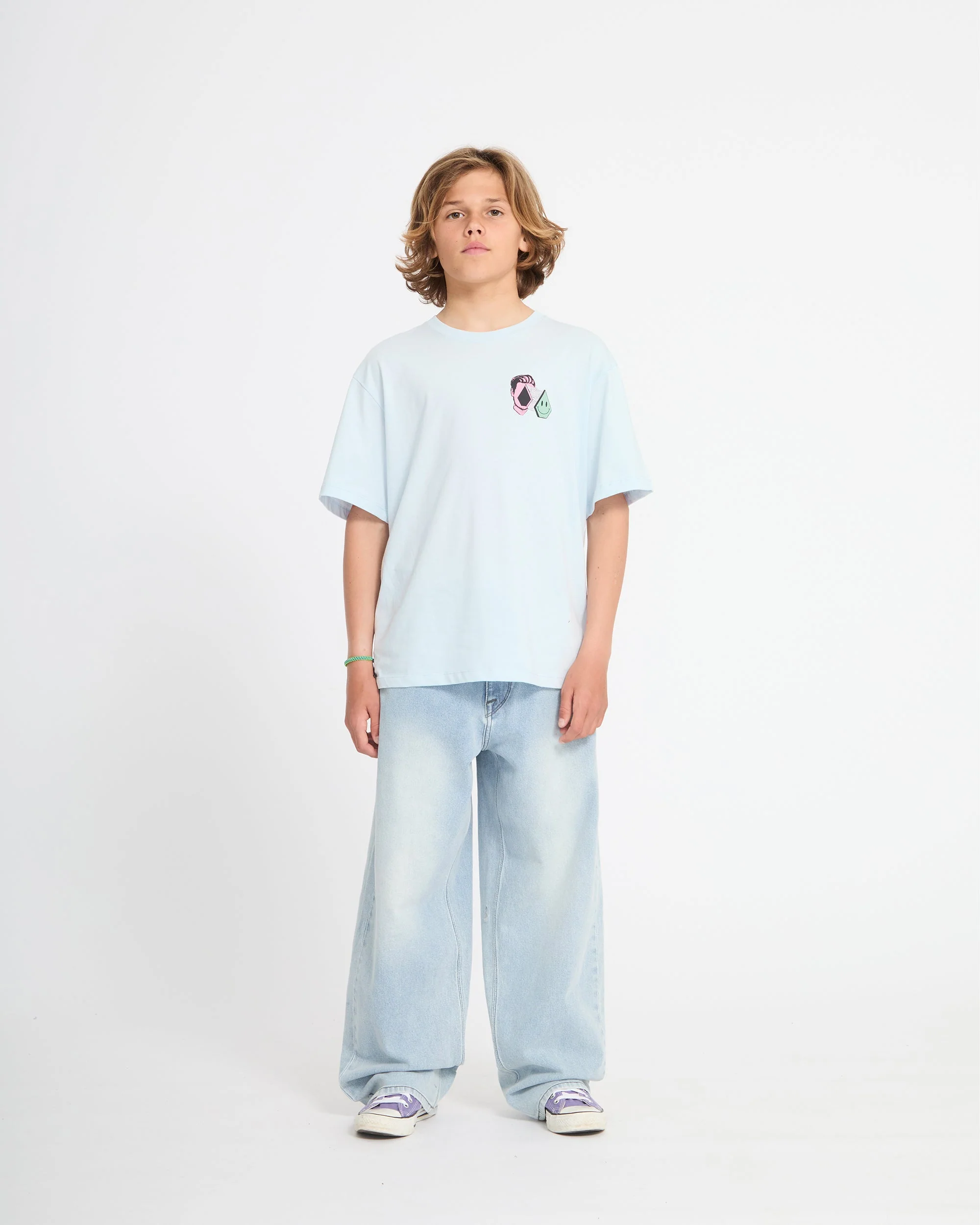 T-shirt Aura - Light Blue Acid - (ENFANT) - Image 7