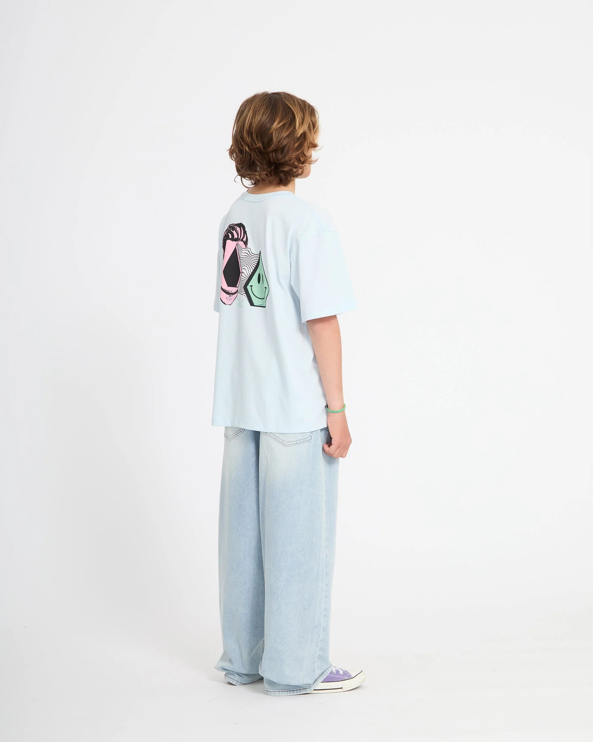 T-shirt Aura - Light Blue Acid - (ENFANT) - Image 8