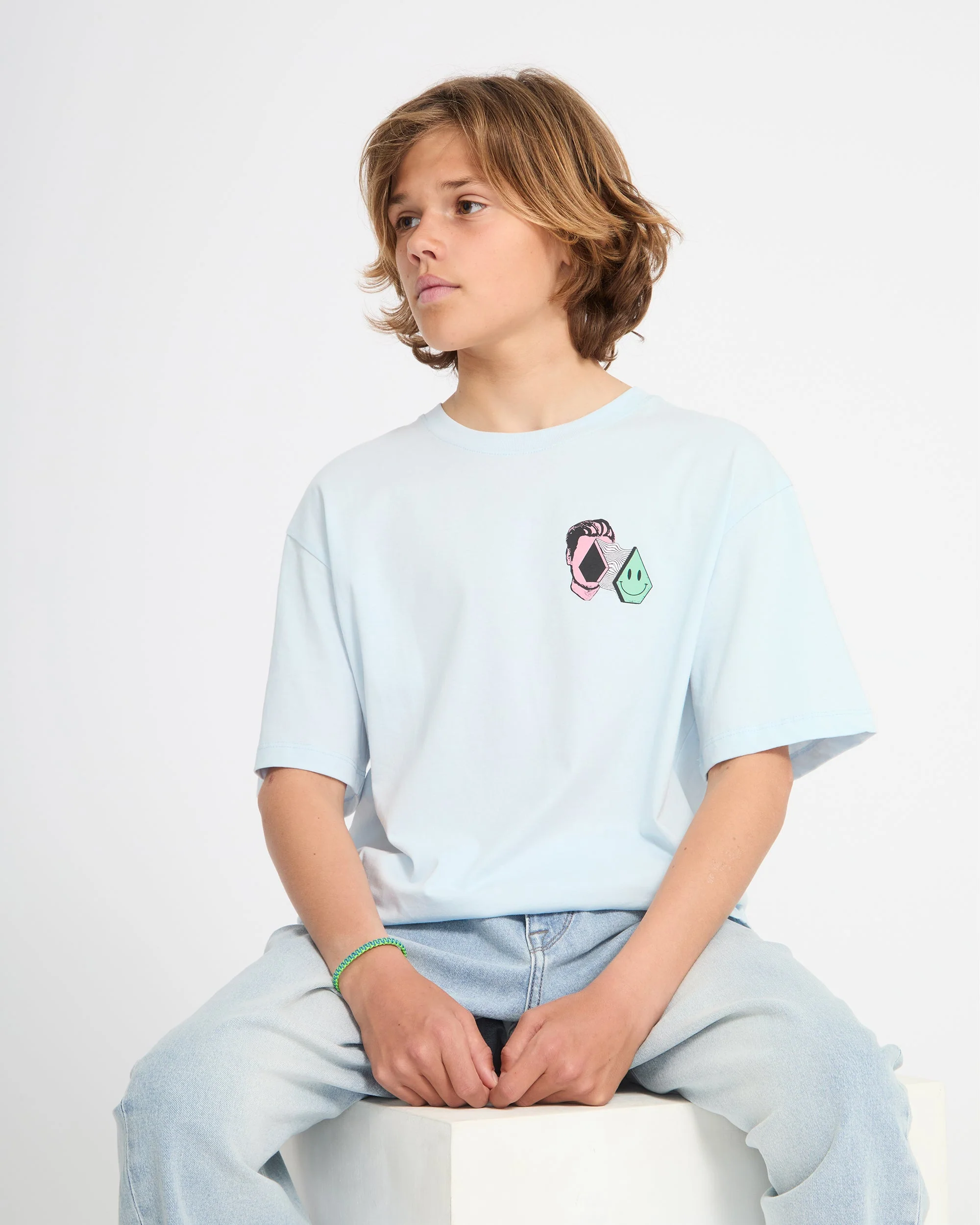 T-shirt Aura - Light Blue Acid - (ENFANT) - Image 9