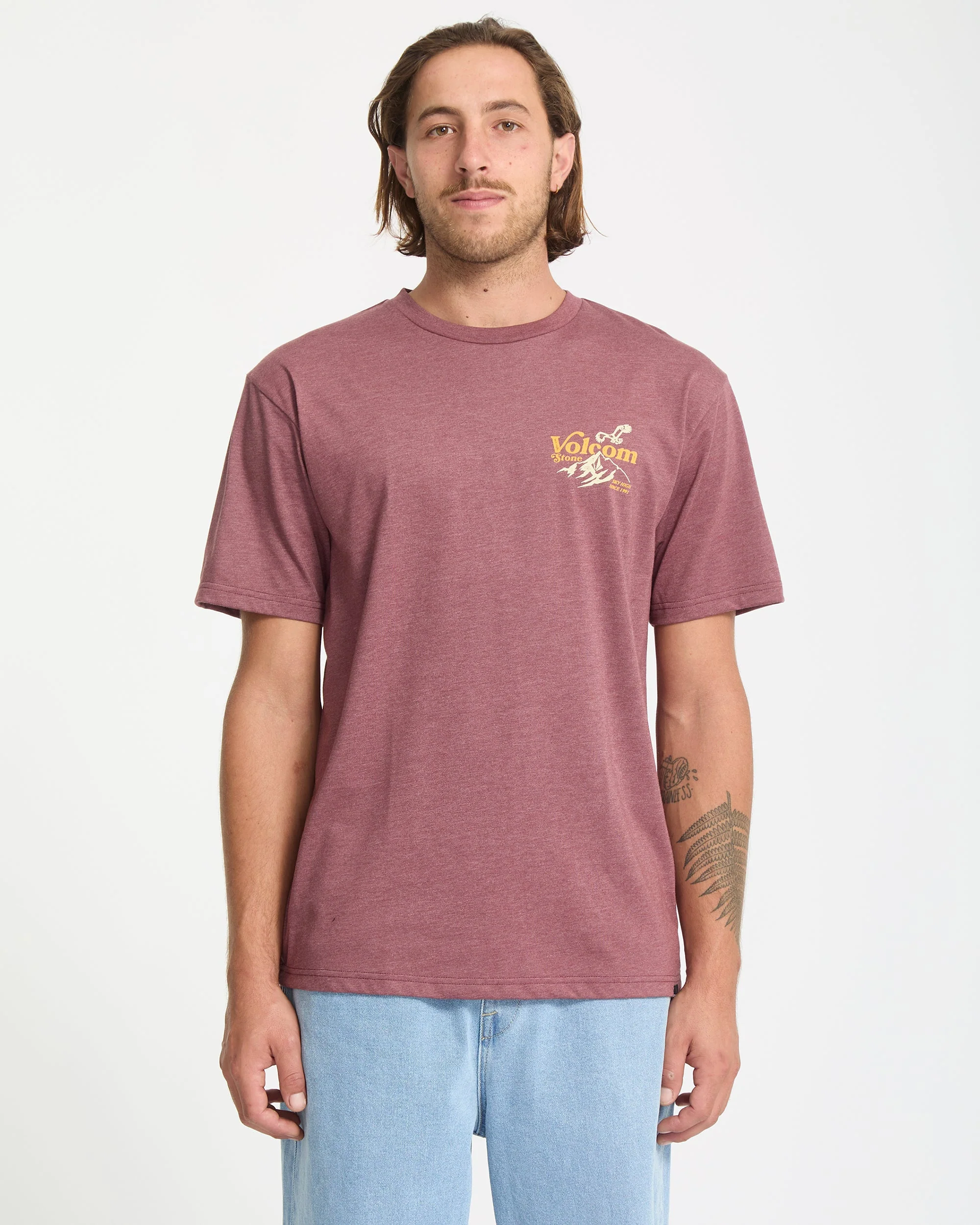 T-Shirt Back Country - Merlot