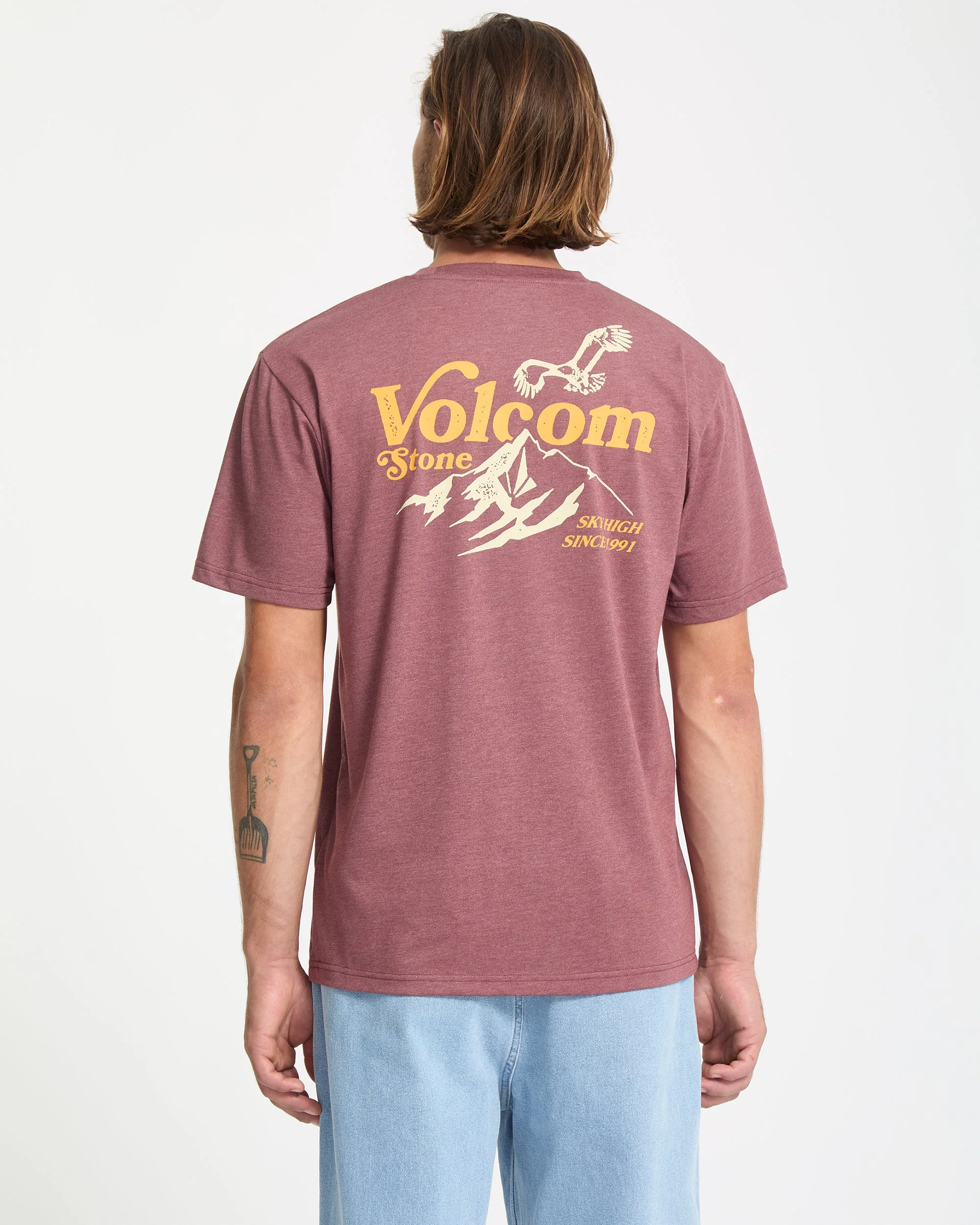 T-Shirt Back Country - Merlot - Image 2