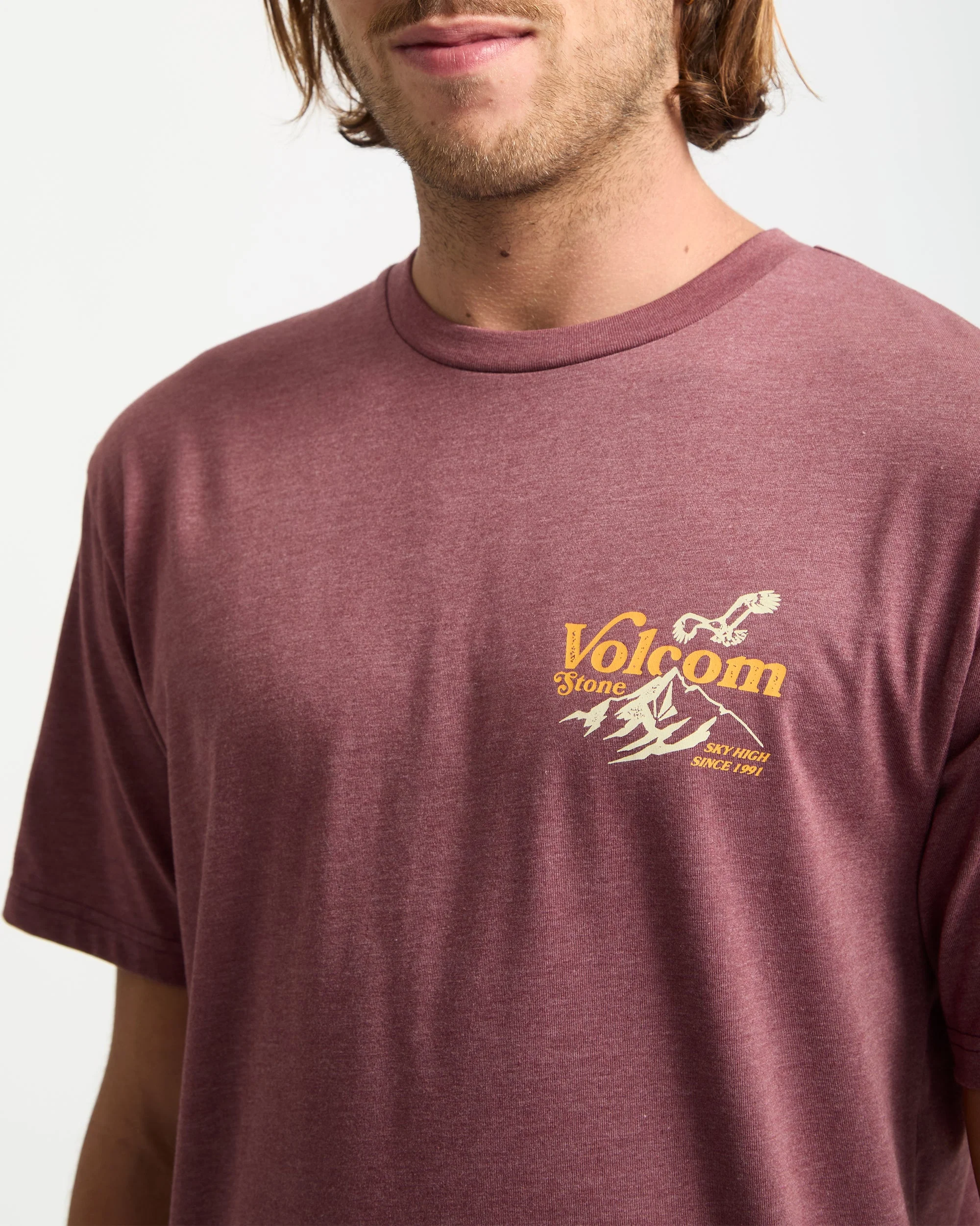 T-Shirt Back Country - Merlot - Image 3