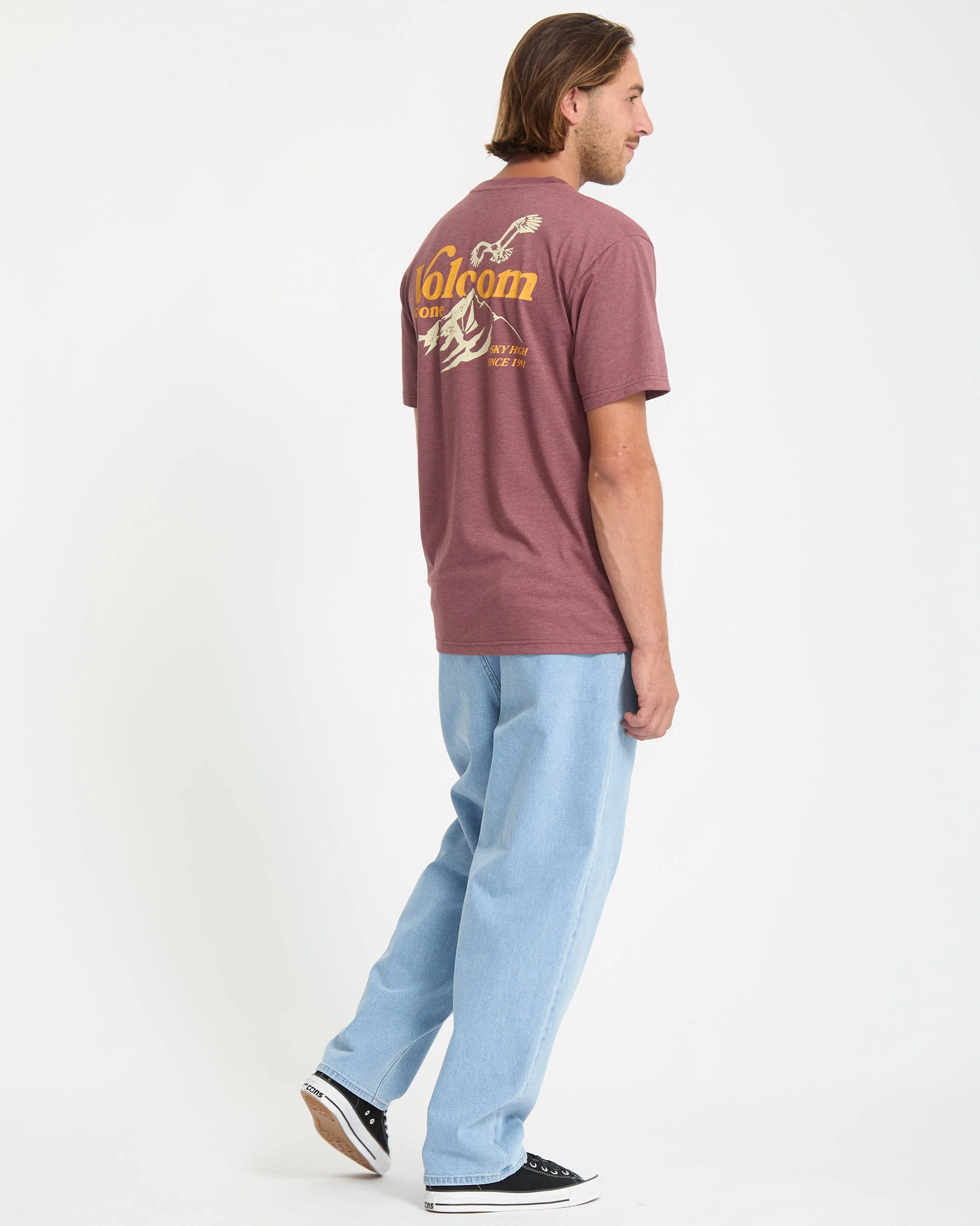 T-Shirt Back Country - Merlot - Image 4