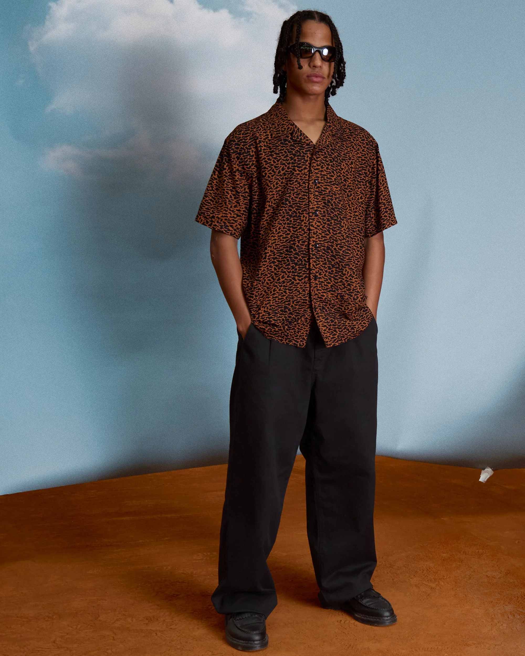 Pantalon chino Baggos Pleat - Black - Image 4