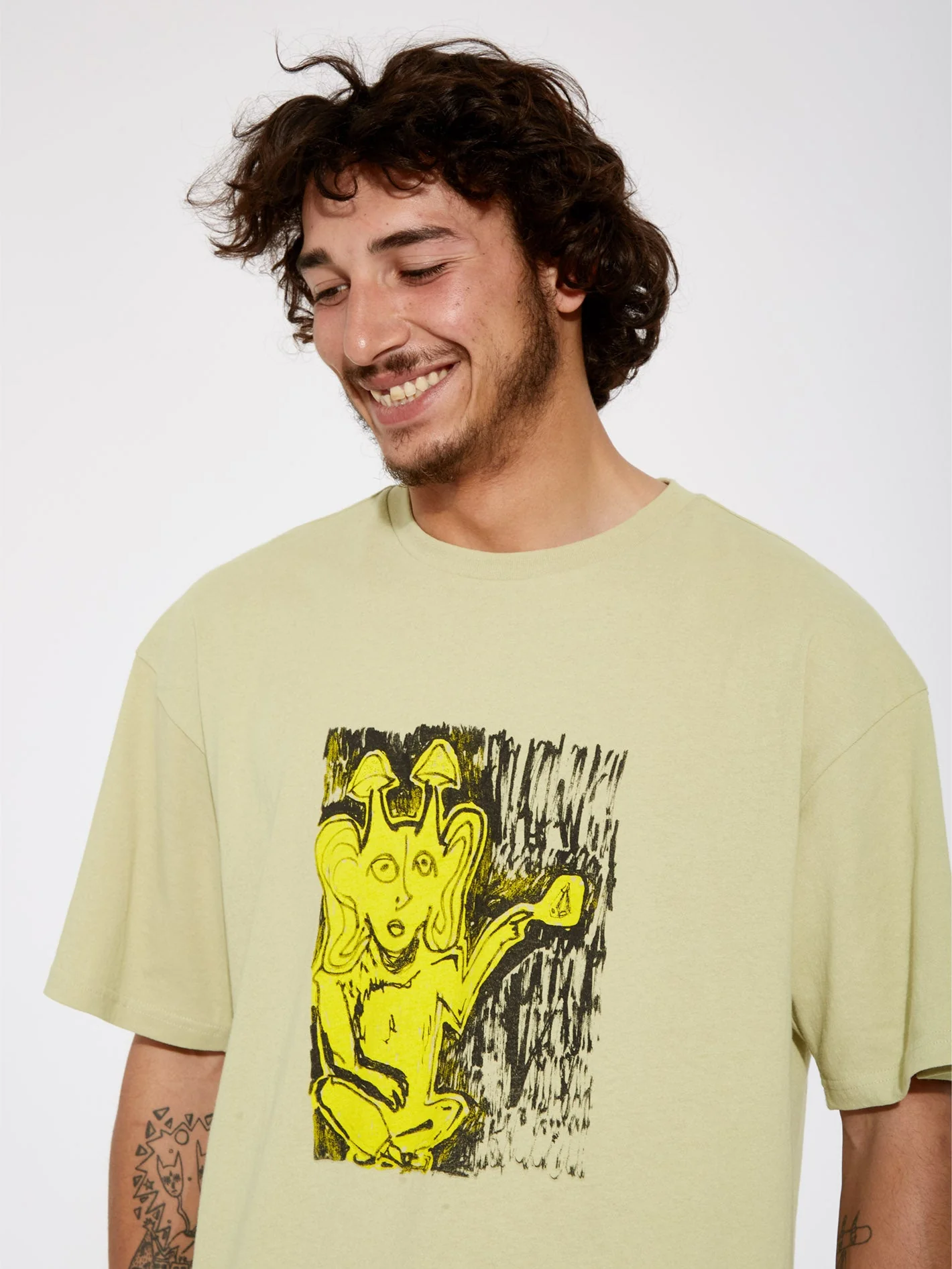 T-shirt Balister - LENTIL GREEN