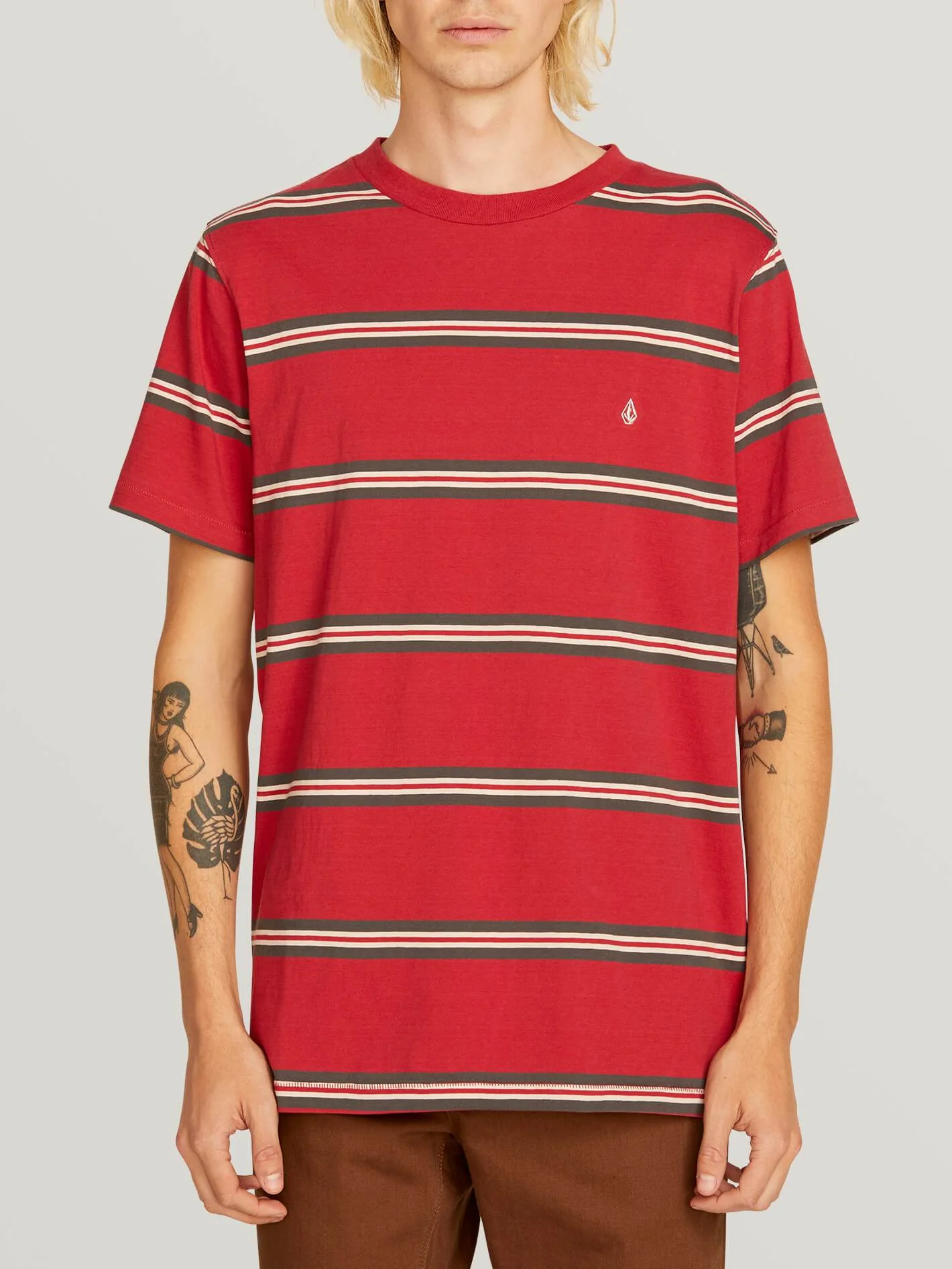 T-shirt Beauville Crew - Burgundy