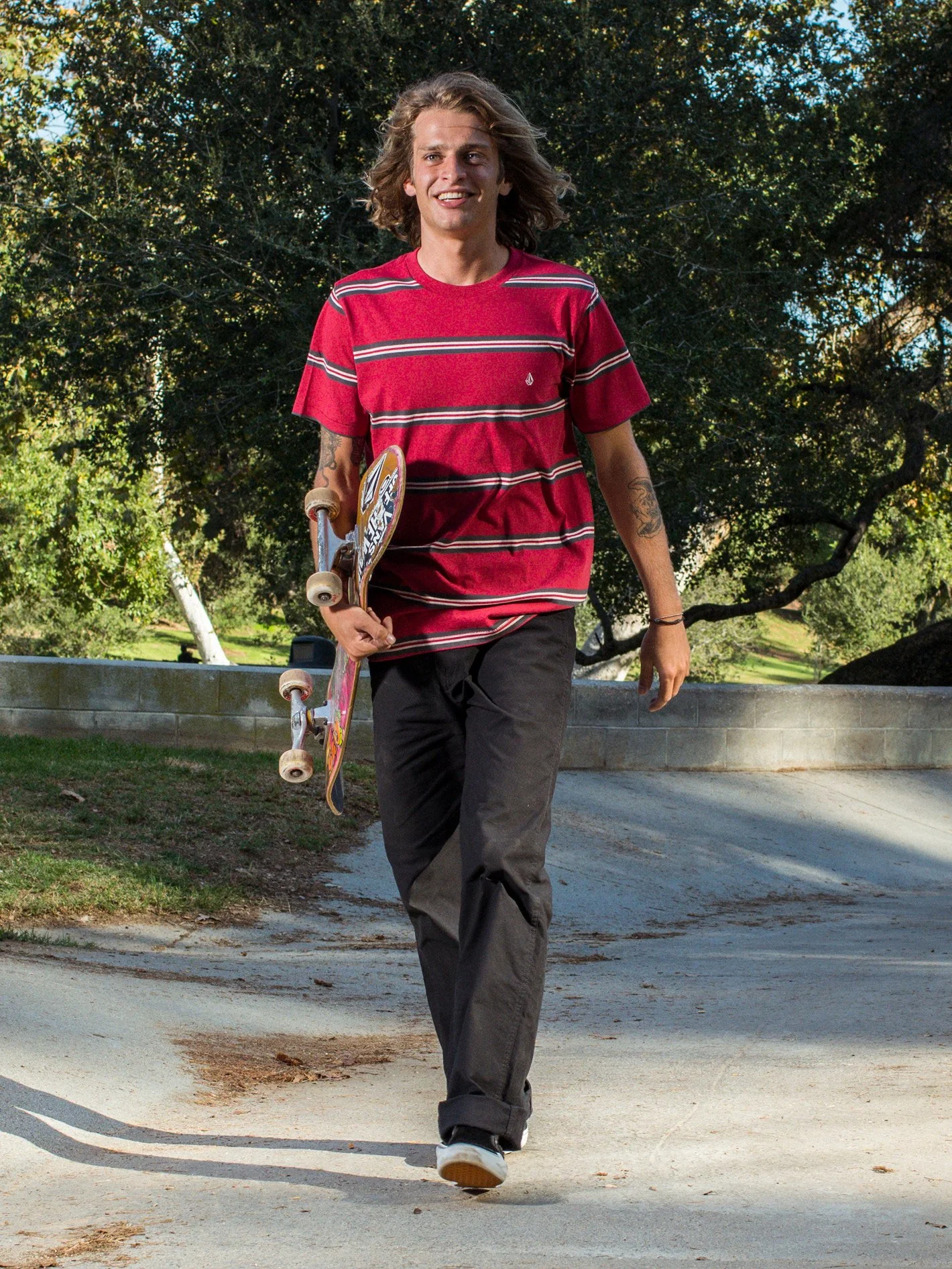 T-shirt Beauville Crew - Burgundy - Image 6