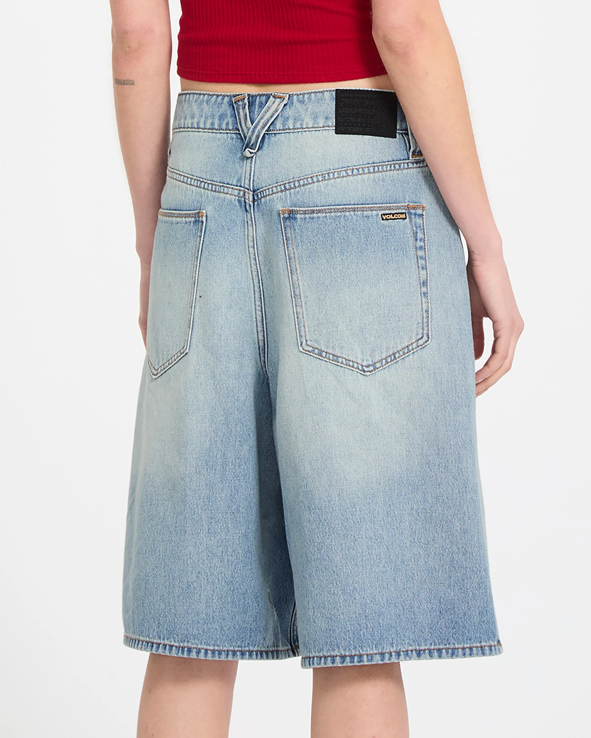 Short en denim Beeggy - Dusty Blue Wash - Image 3
