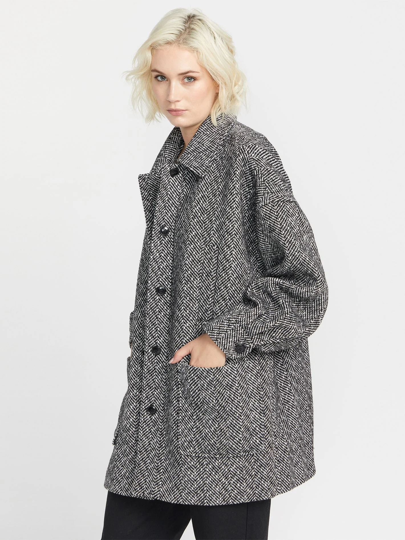 Manteau Beegy - HEATHER GREY - Image 3