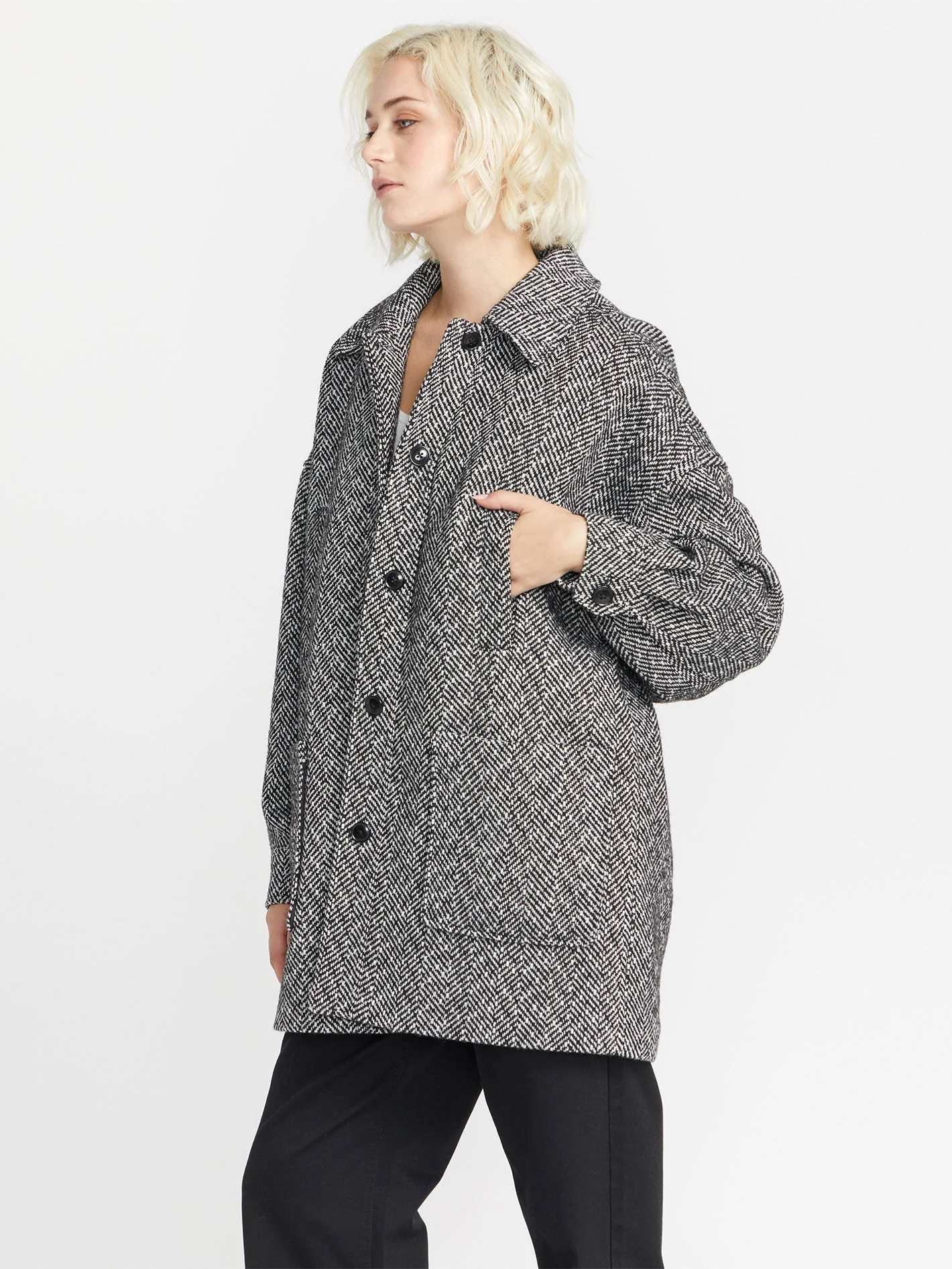 Manteau Beegy - HEATHER GREY - Image 4