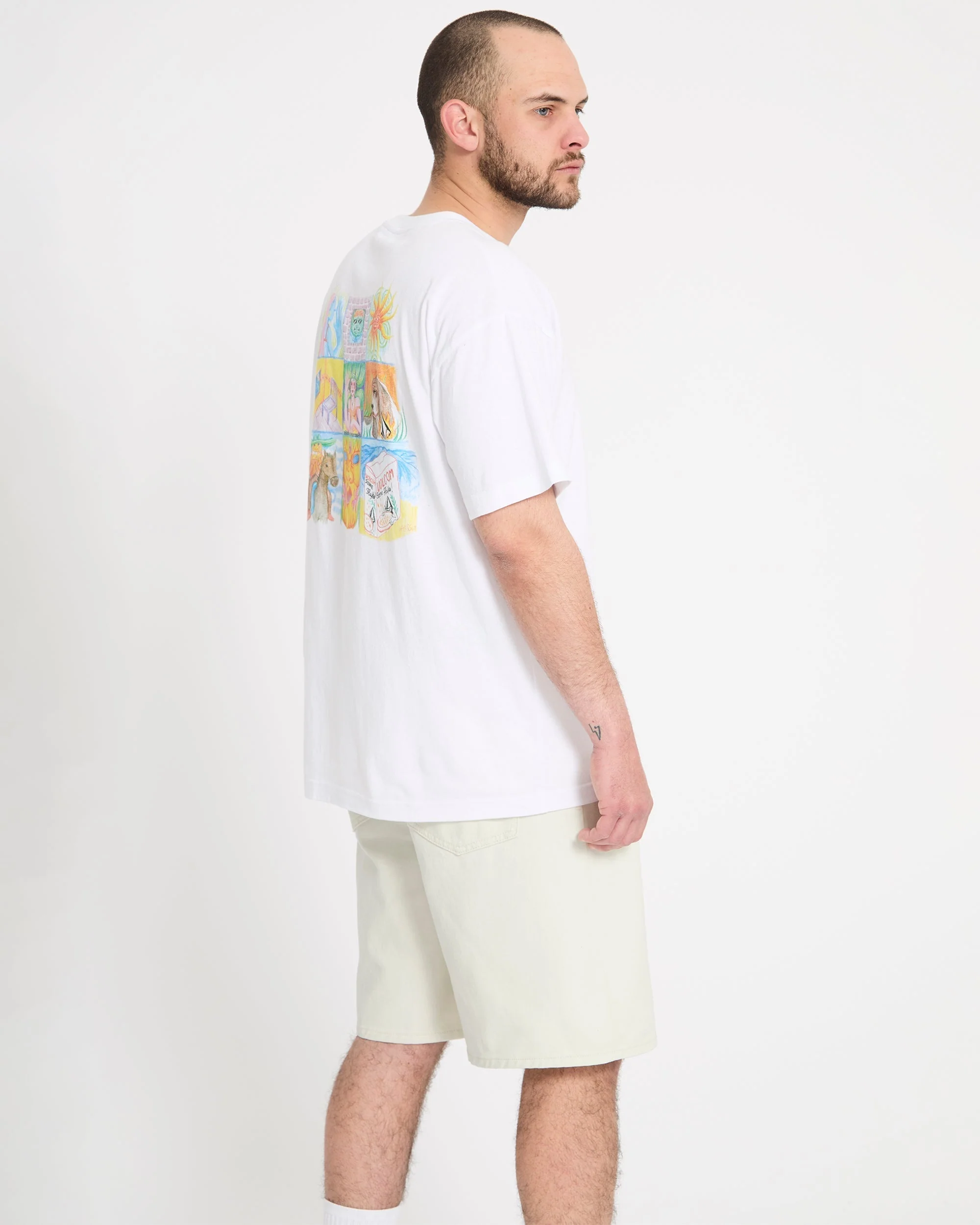 Short en denim Billow 22" - Dirty White - Image 8