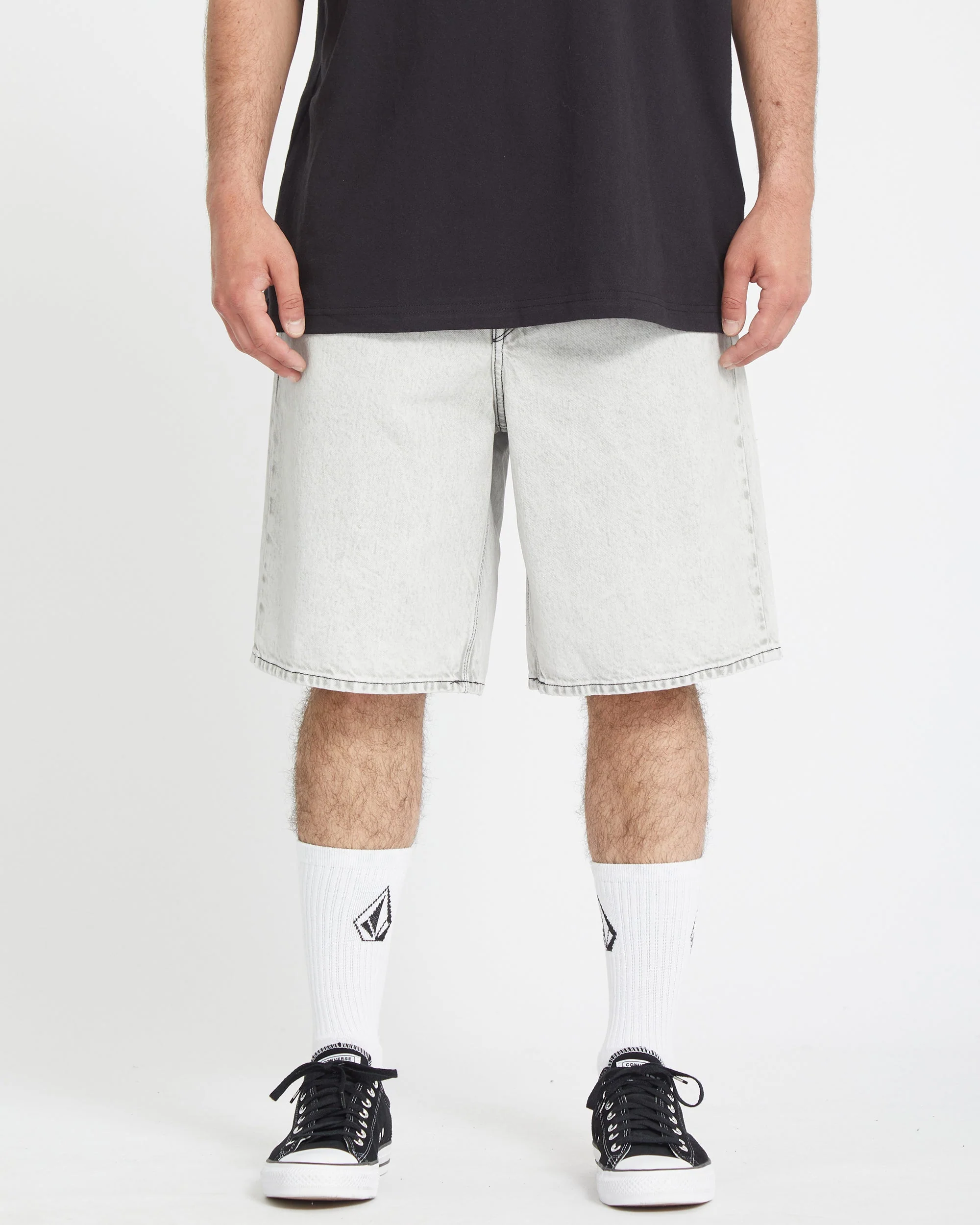 Short Denim Billow - BONE