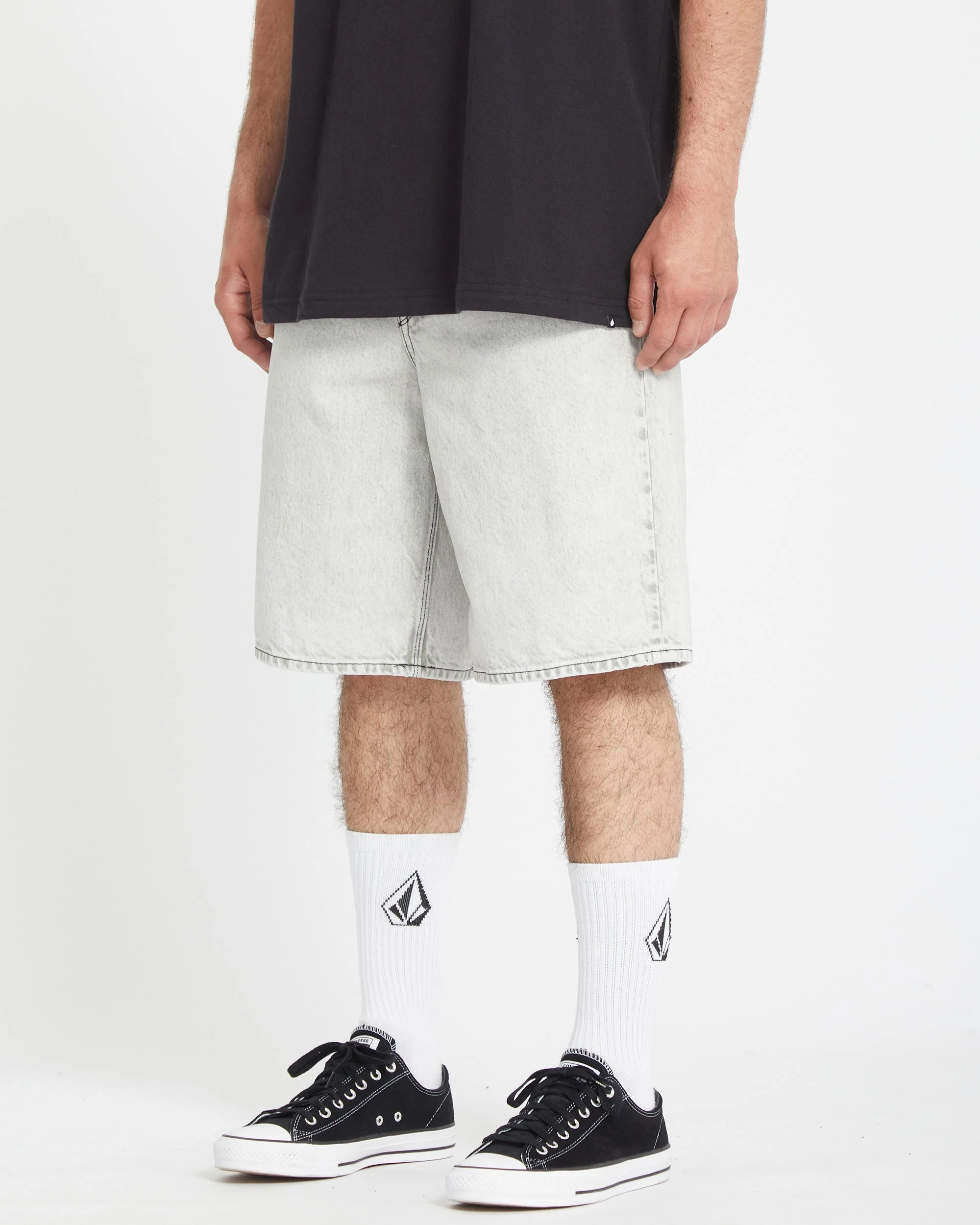 Short Denim Billow - BONE - Image 3