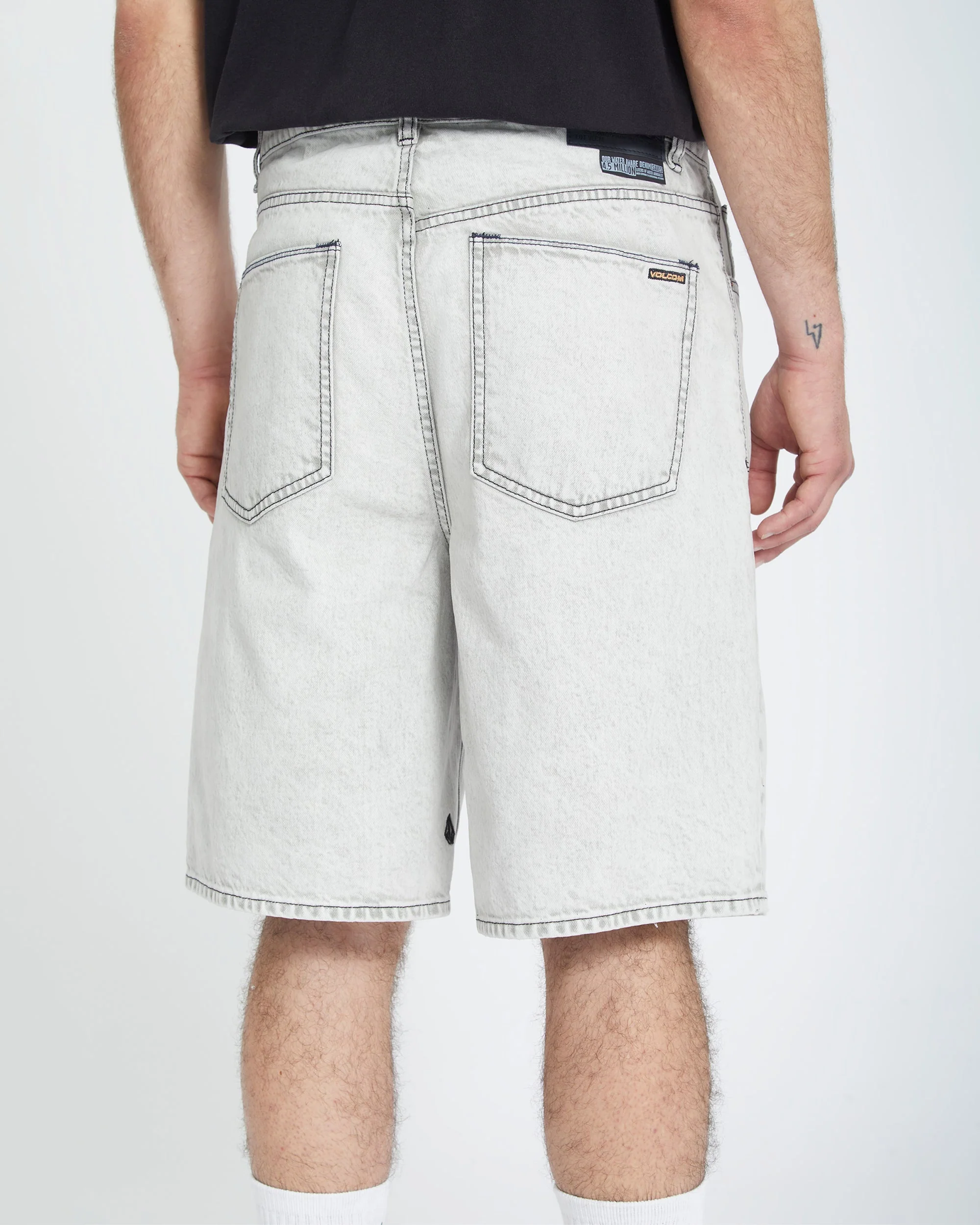 Short Denim Billow - BONE - Image 4