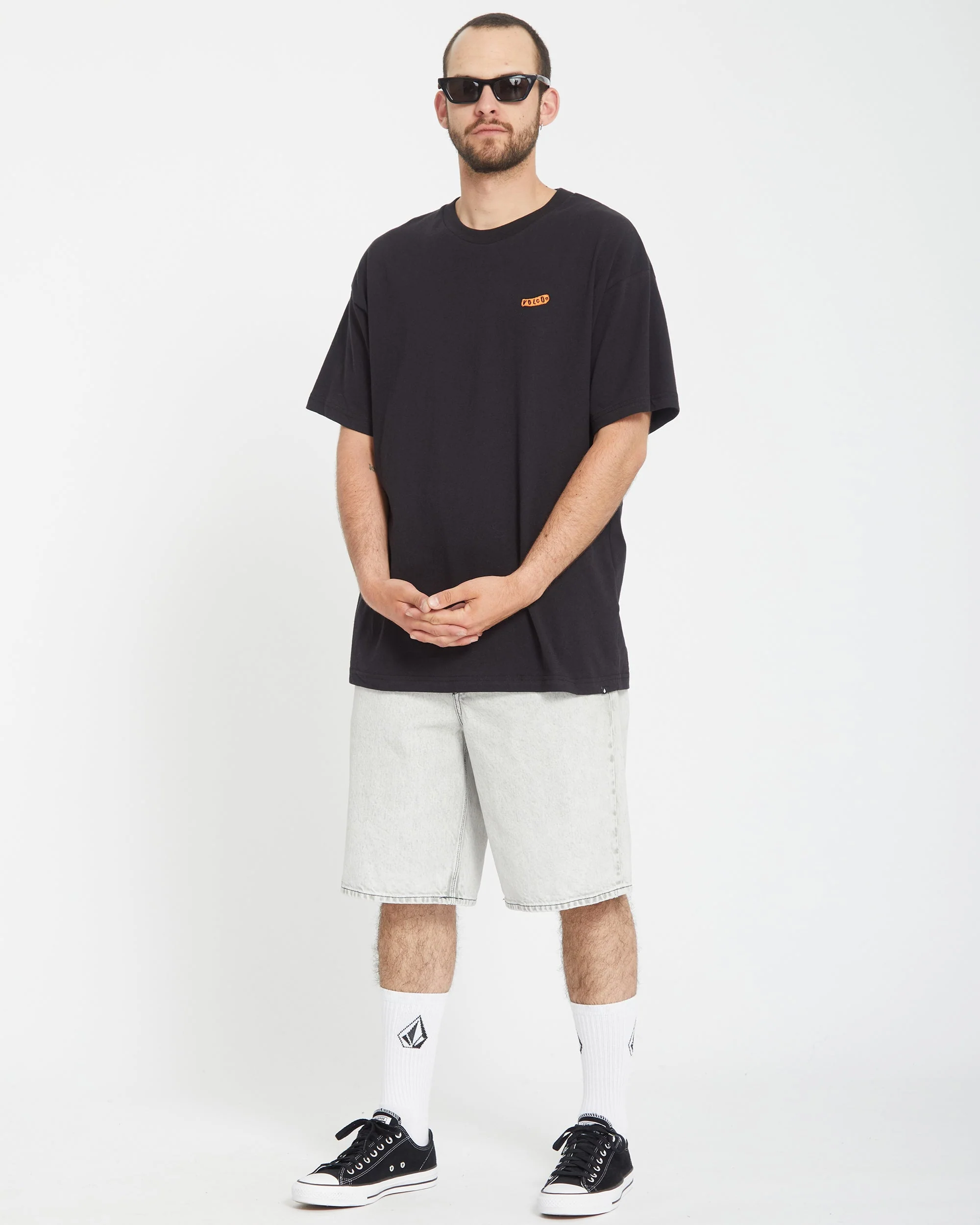 Short Denim Billow - BONE - Image 6