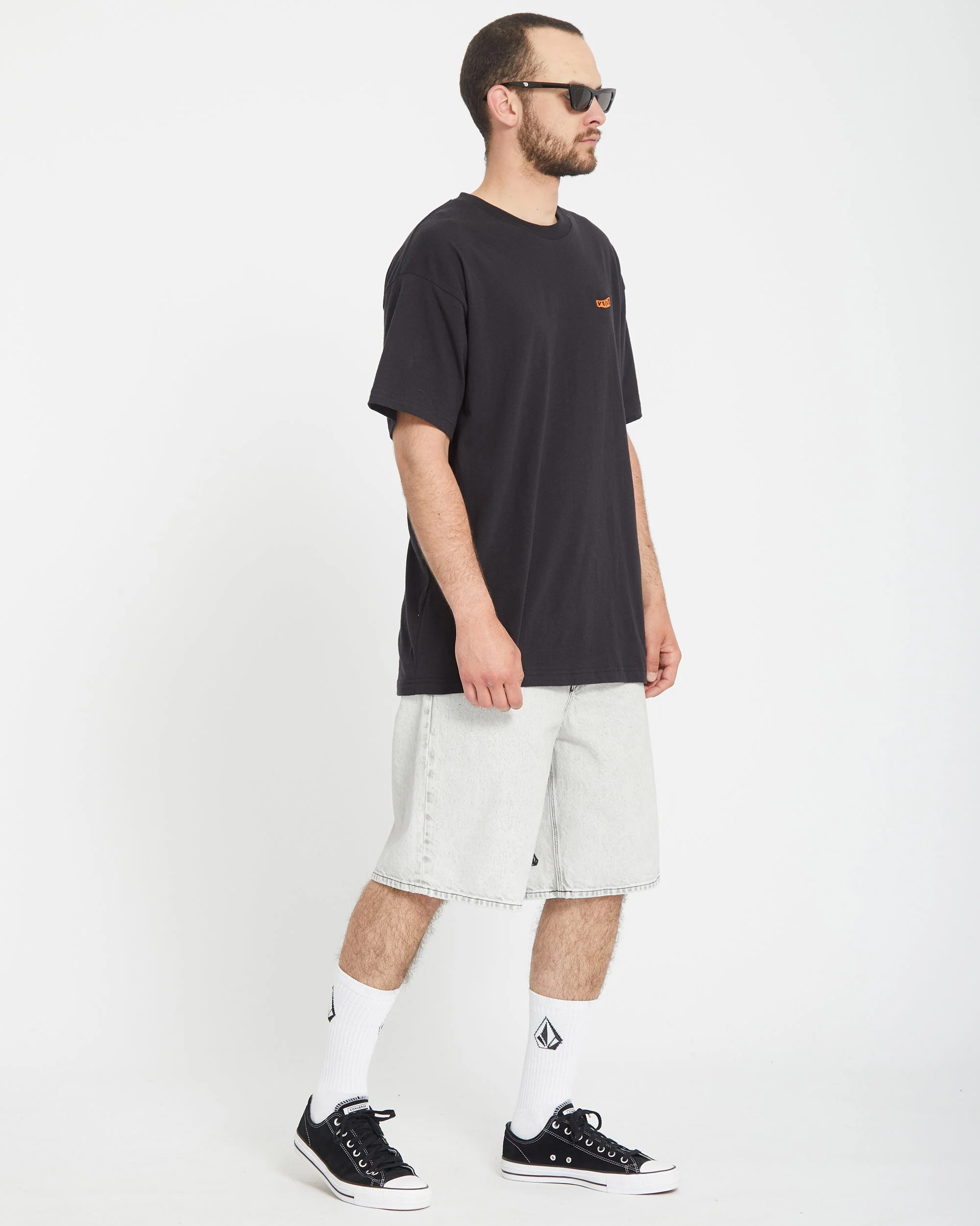 Short Denim Billow - BONE - Image 7