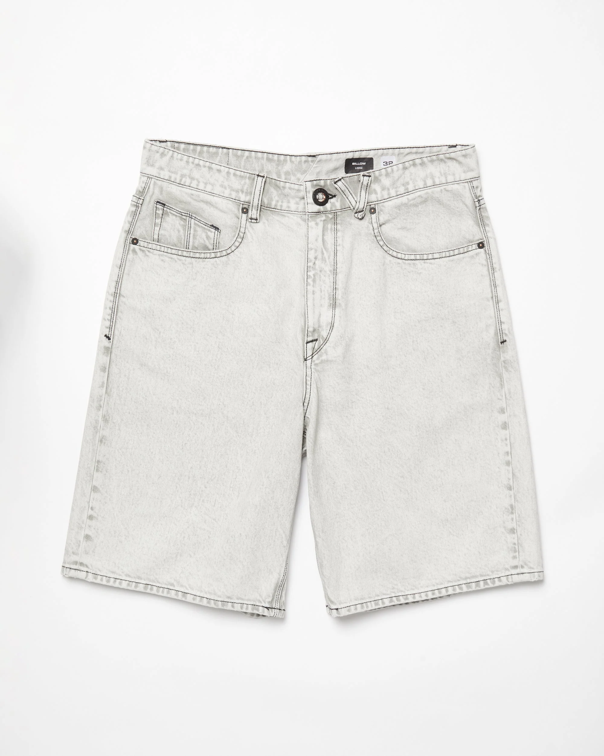Short Denim Billow - BONE - Image 8