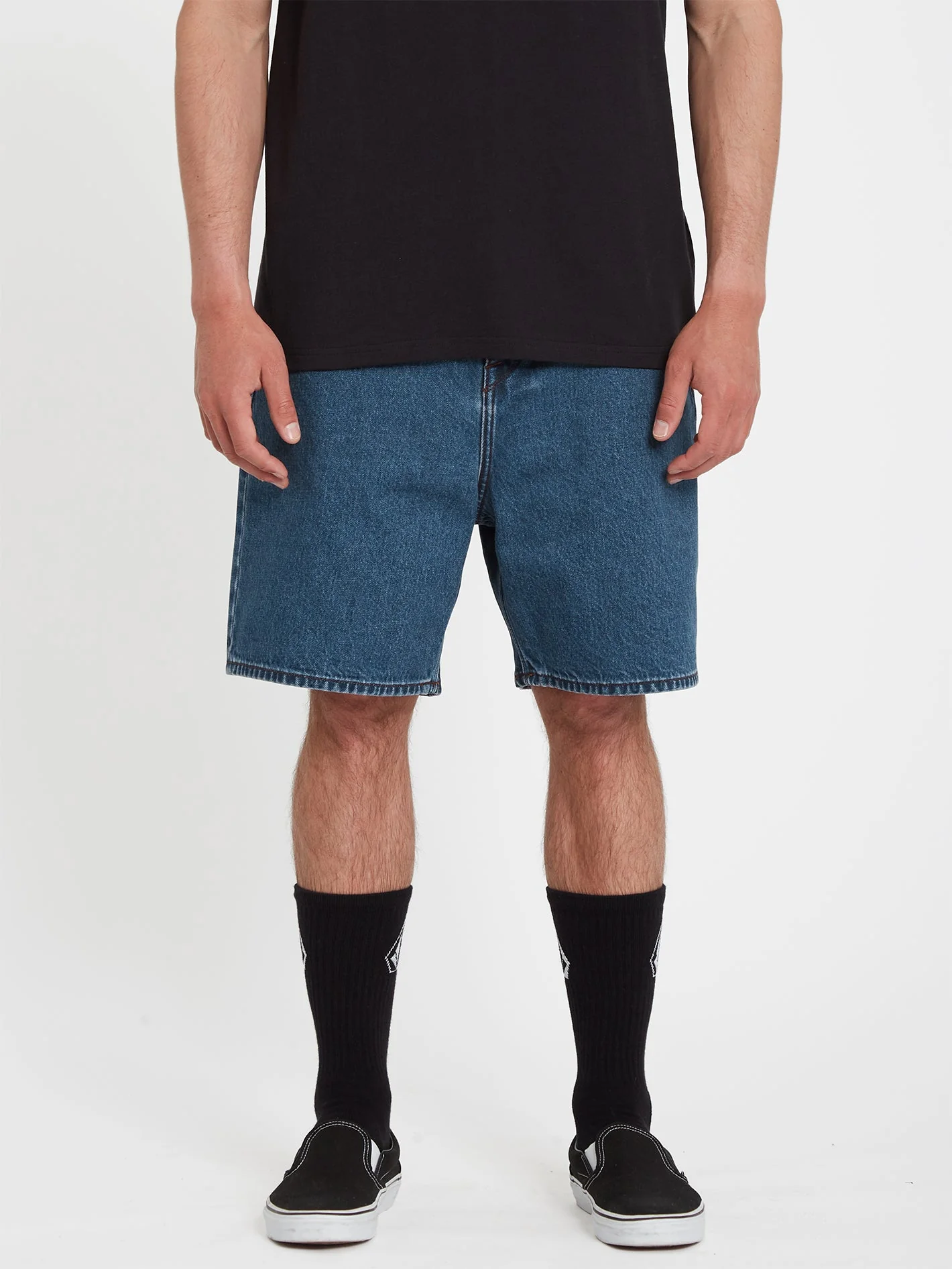 Short Billow Denim - INDIGO RIGIDE WASH