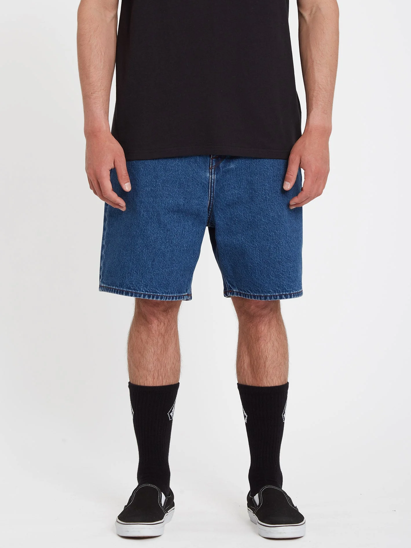 Short Billow Denim - OLIVER MID BLUE - Image 9