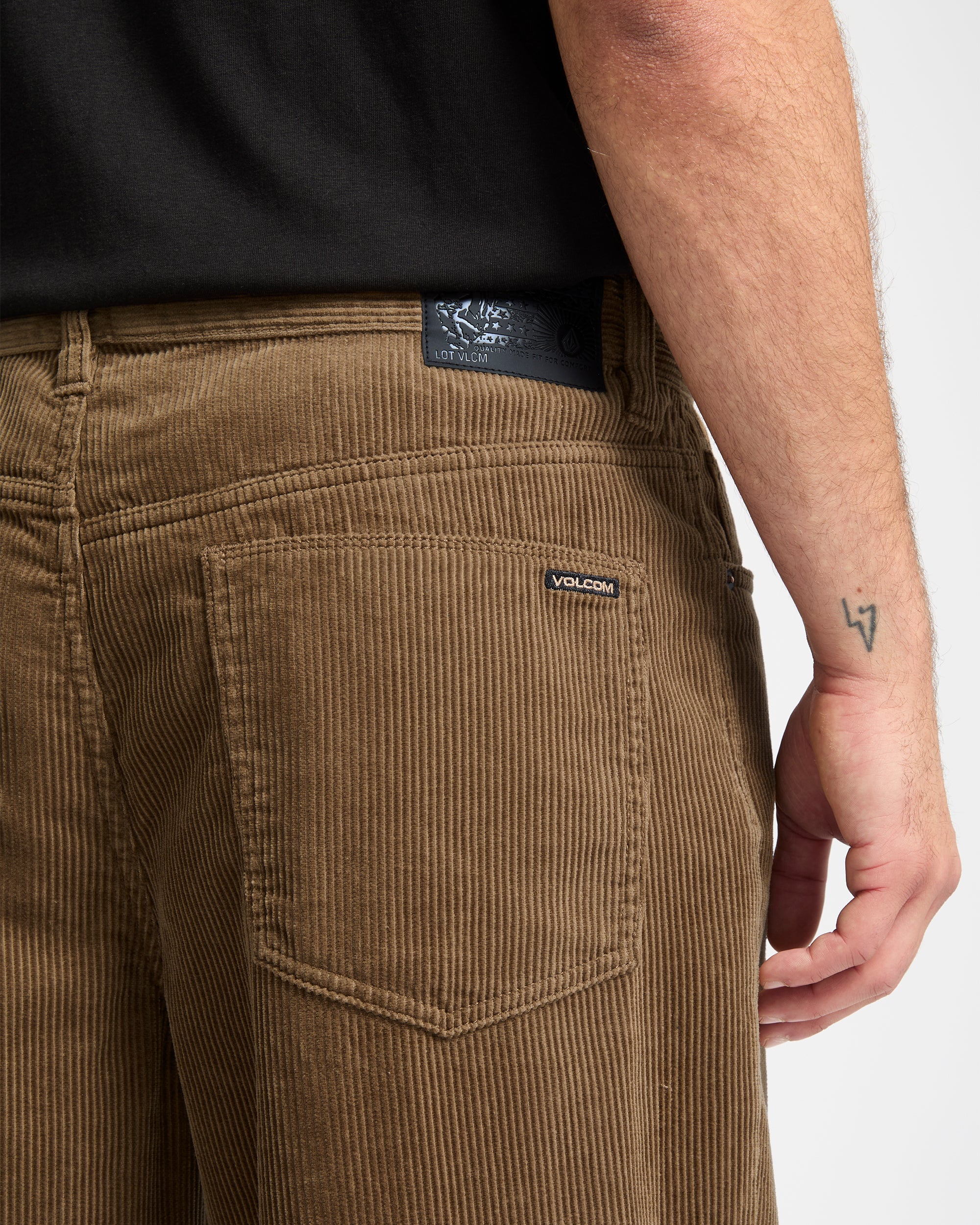 Pantalon Billow Tapered Corduroy - Ermine - Image 3