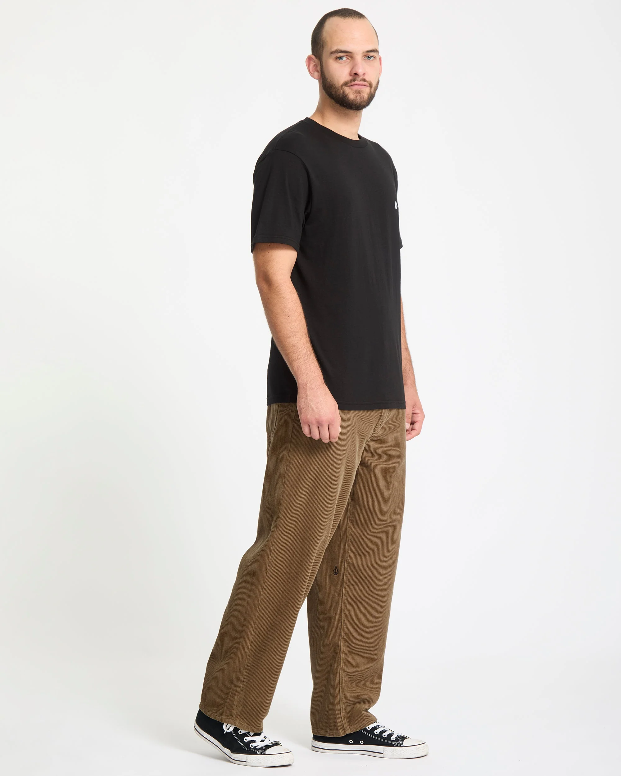 Pantalon Billow Tapered Corduroy - Ermine - Image 4