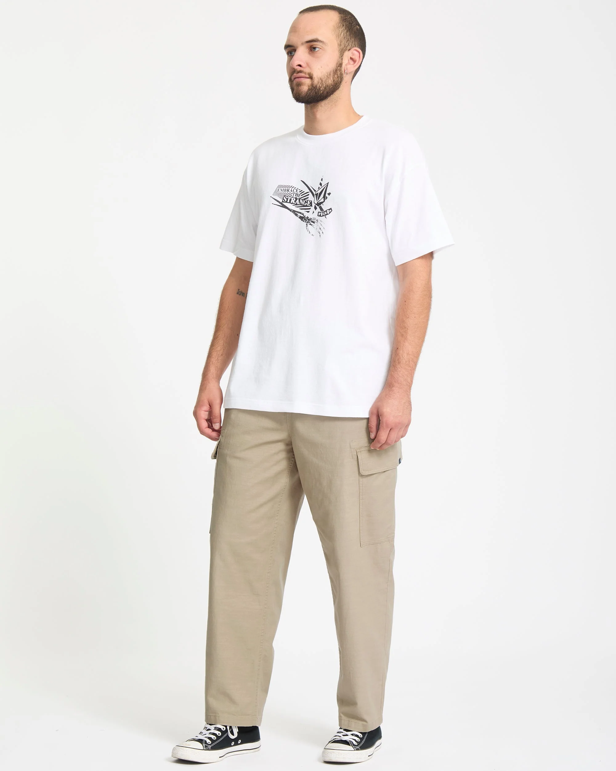 Pantalon À Taille Élastique Billow Tapered - Khaki - Image 5