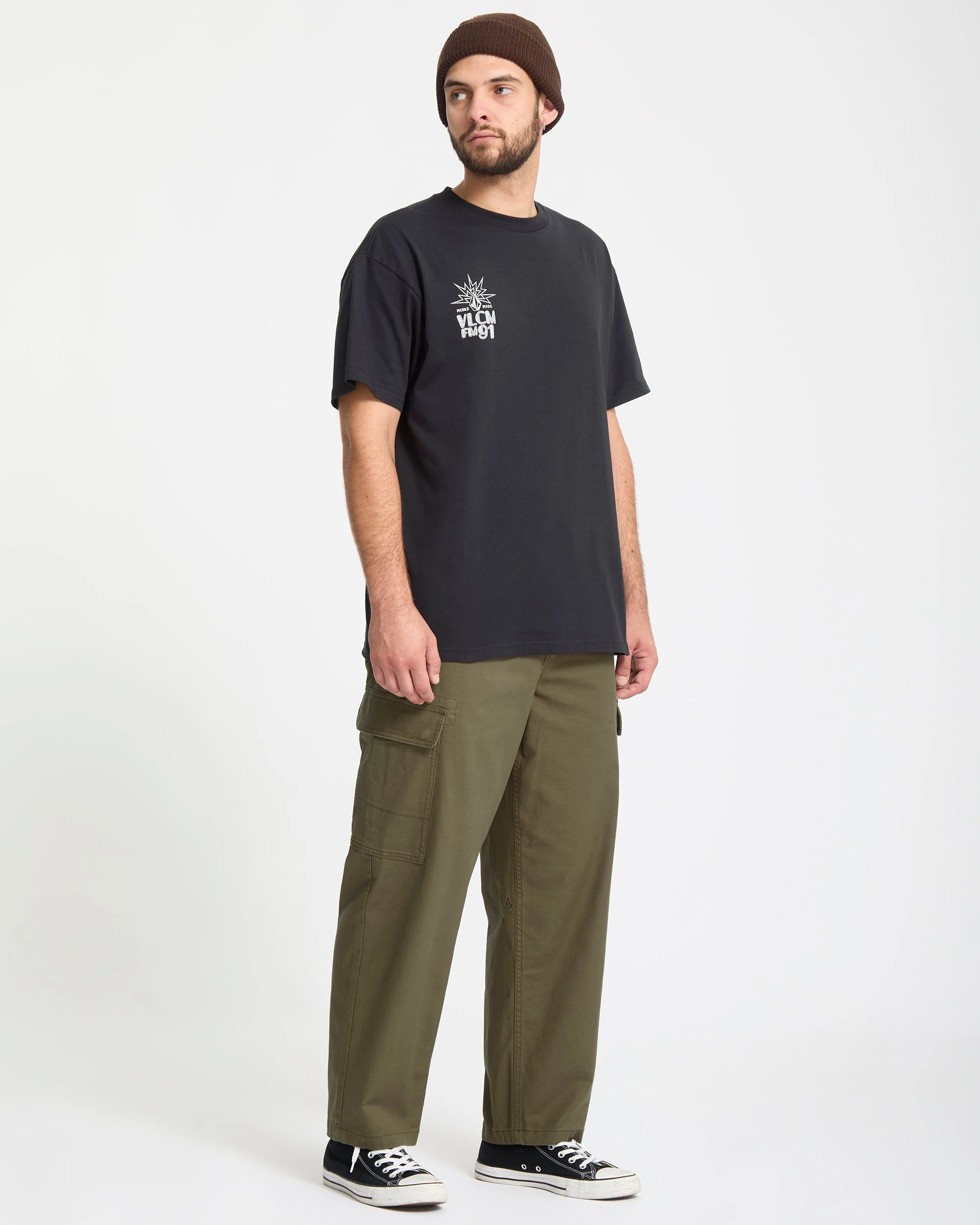 Pantalon À Taille Élastique Billow Tapered - Sage Leaf - Image 4
