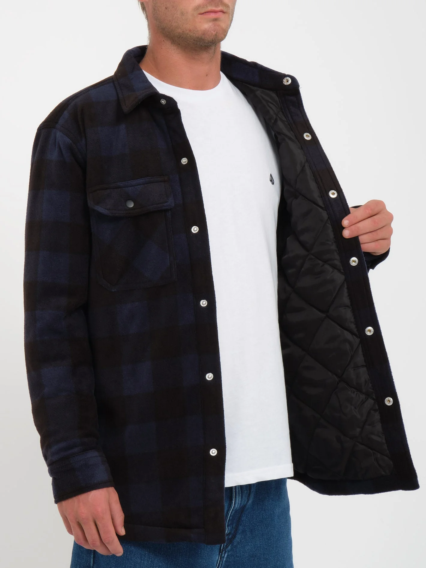 Surchemise Bowered Fleece - NAVY - Image 3