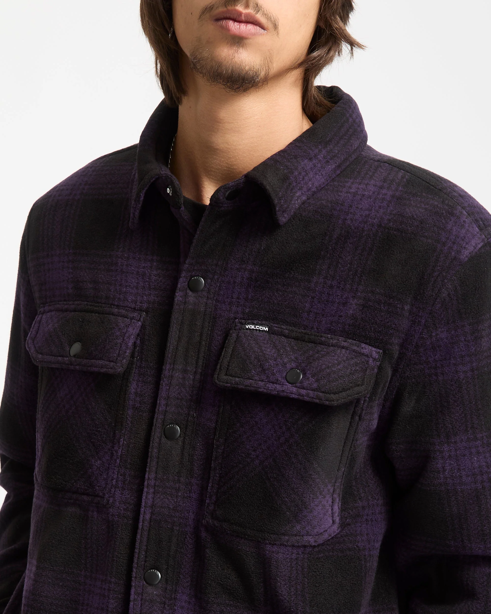 Surchemise En Polaire Bowered - Dark Purple - Image 5