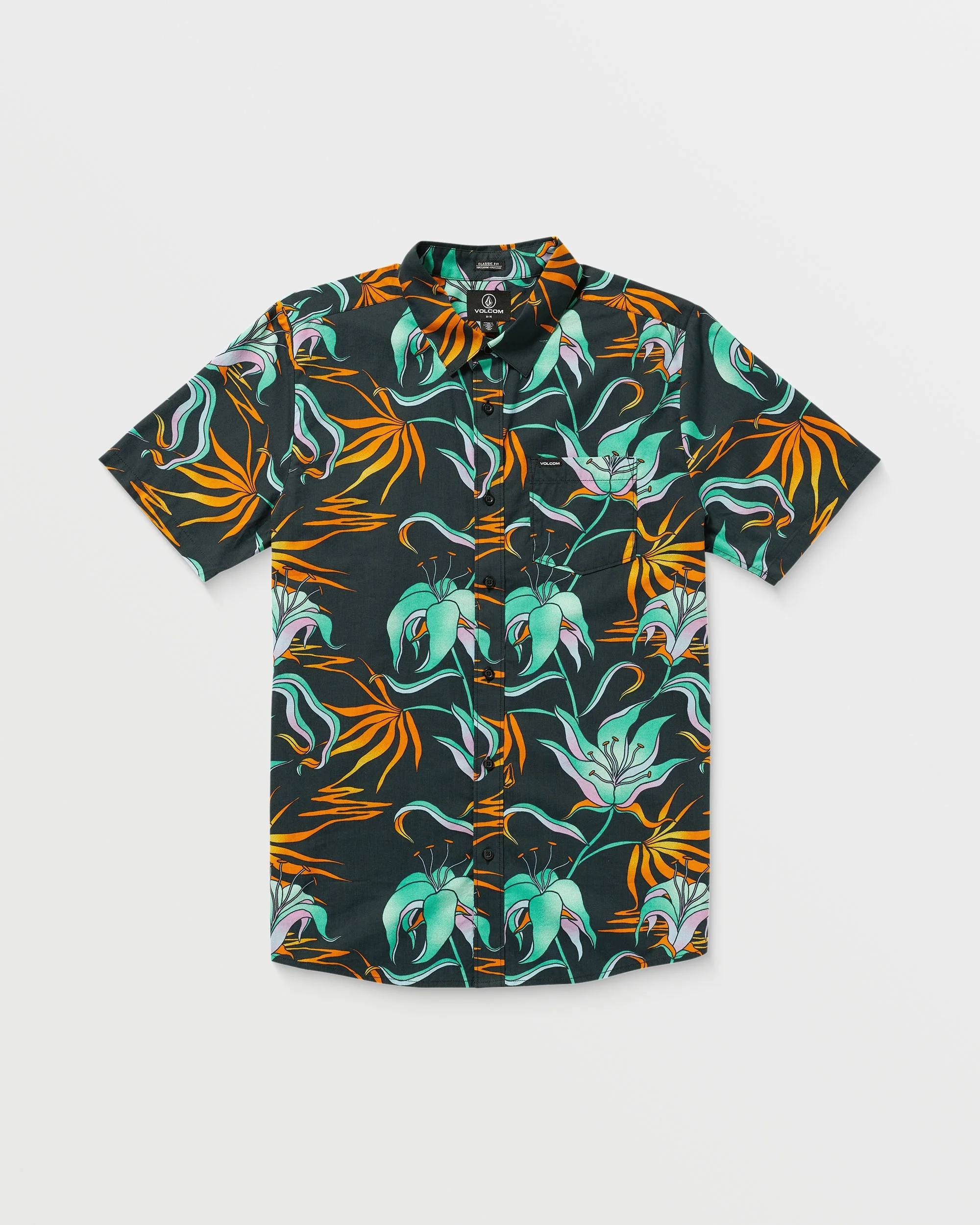 Chemise Brainmelter Floral - Black Green - Image 6