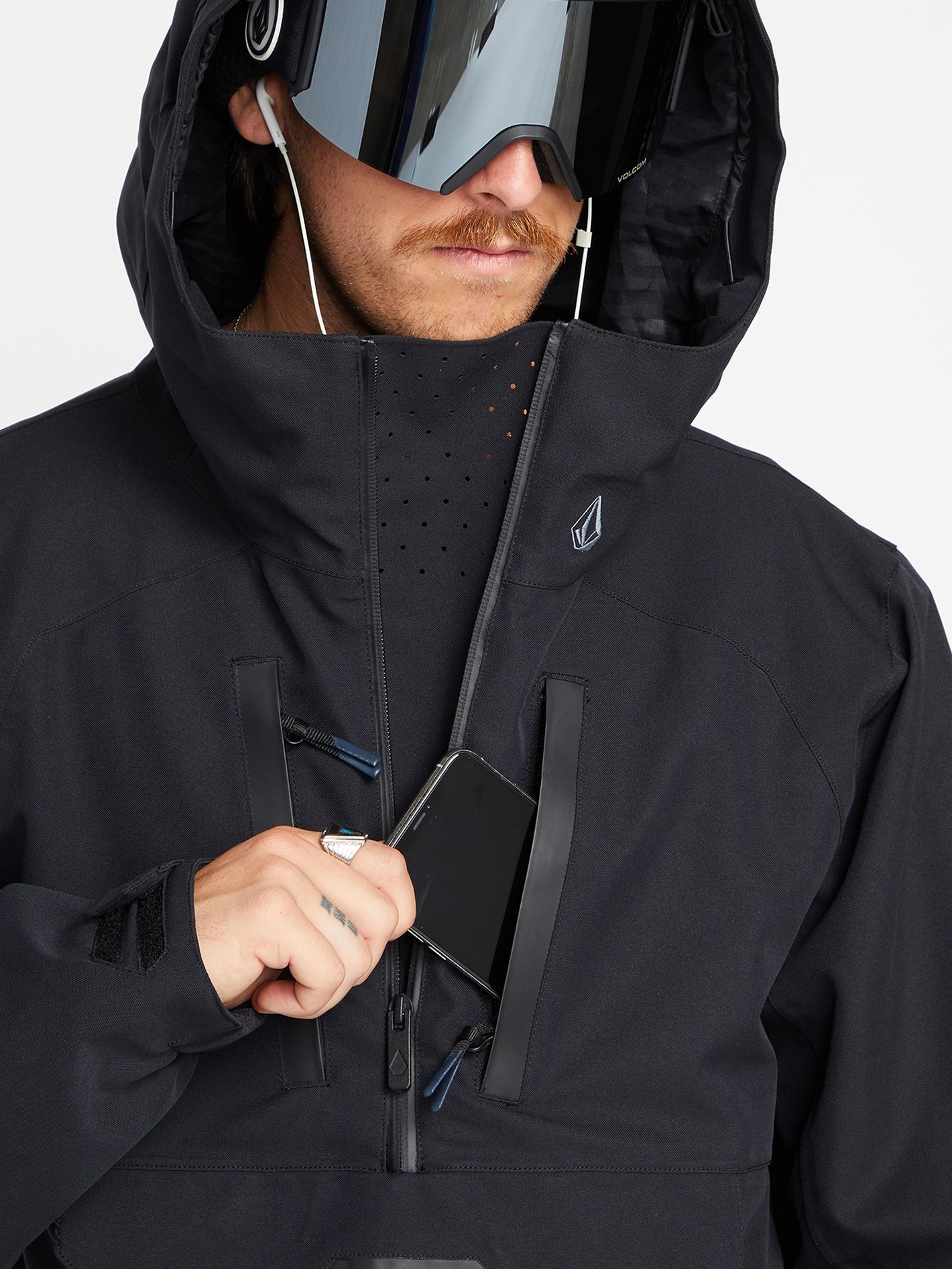 Veste de snow Brighton Pullover - Black - Image 11